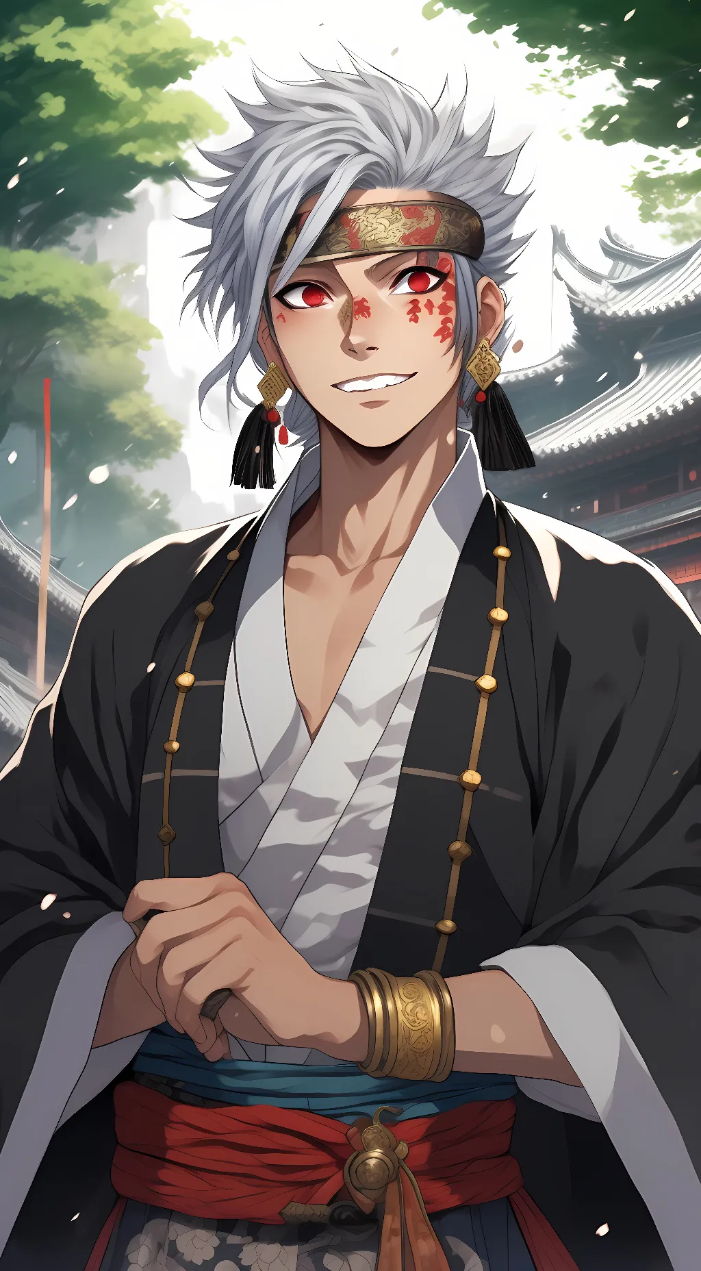 ai character: Tengen uzui background