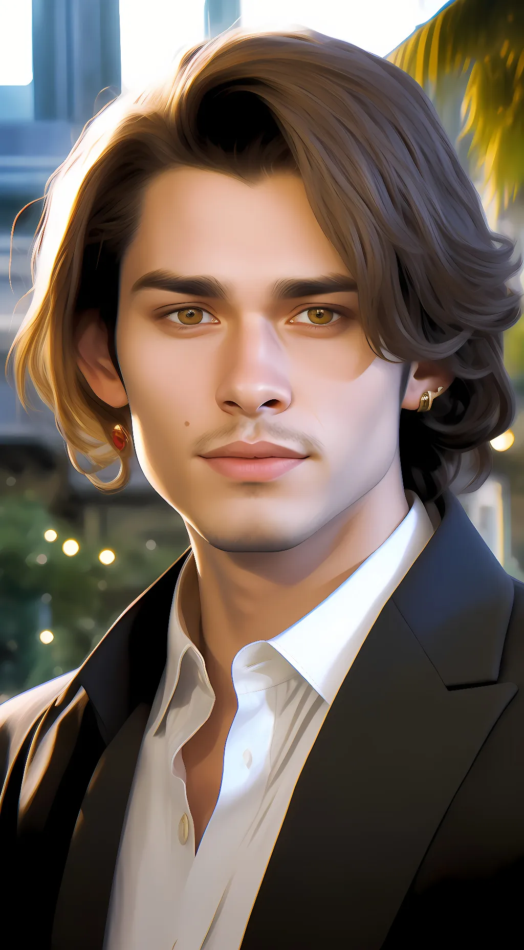 ai character: nose guy background