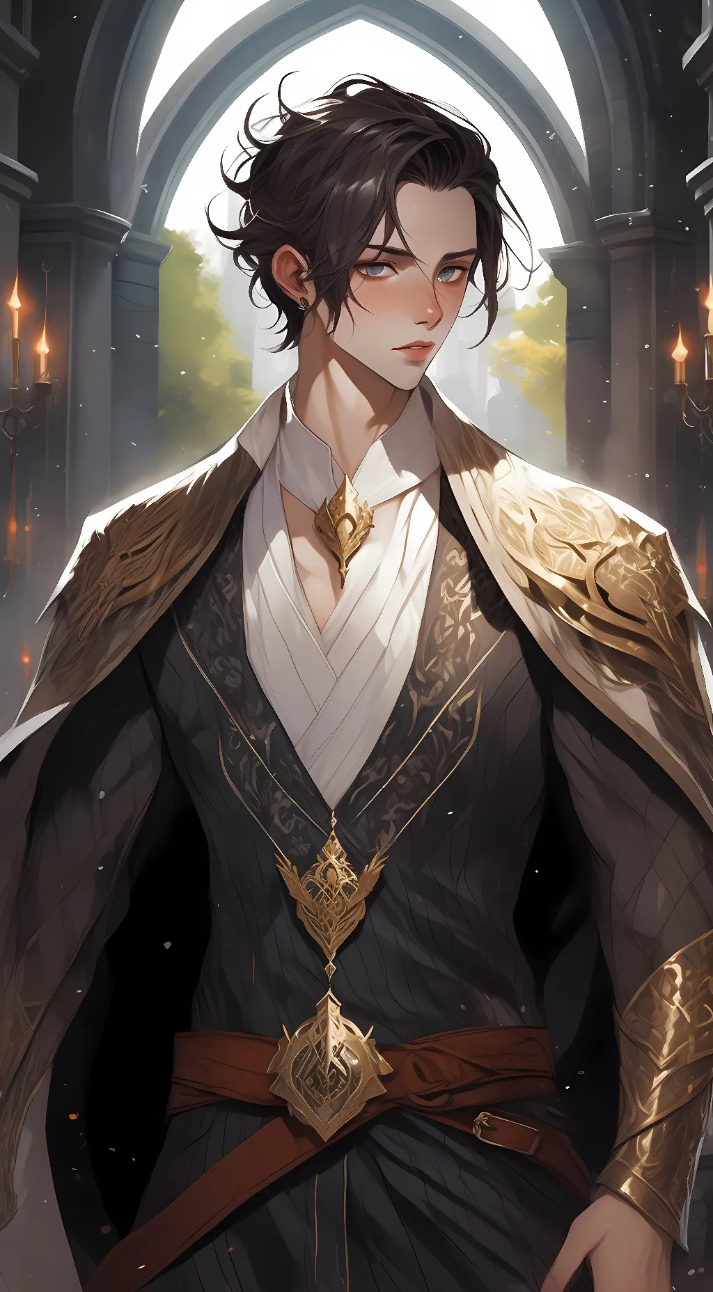 ai character: ash background