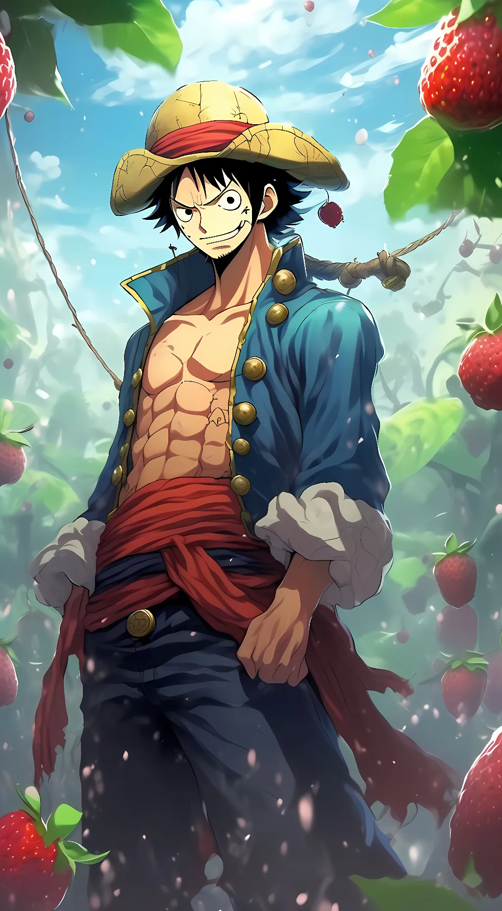 ai character: The Straw Hats background