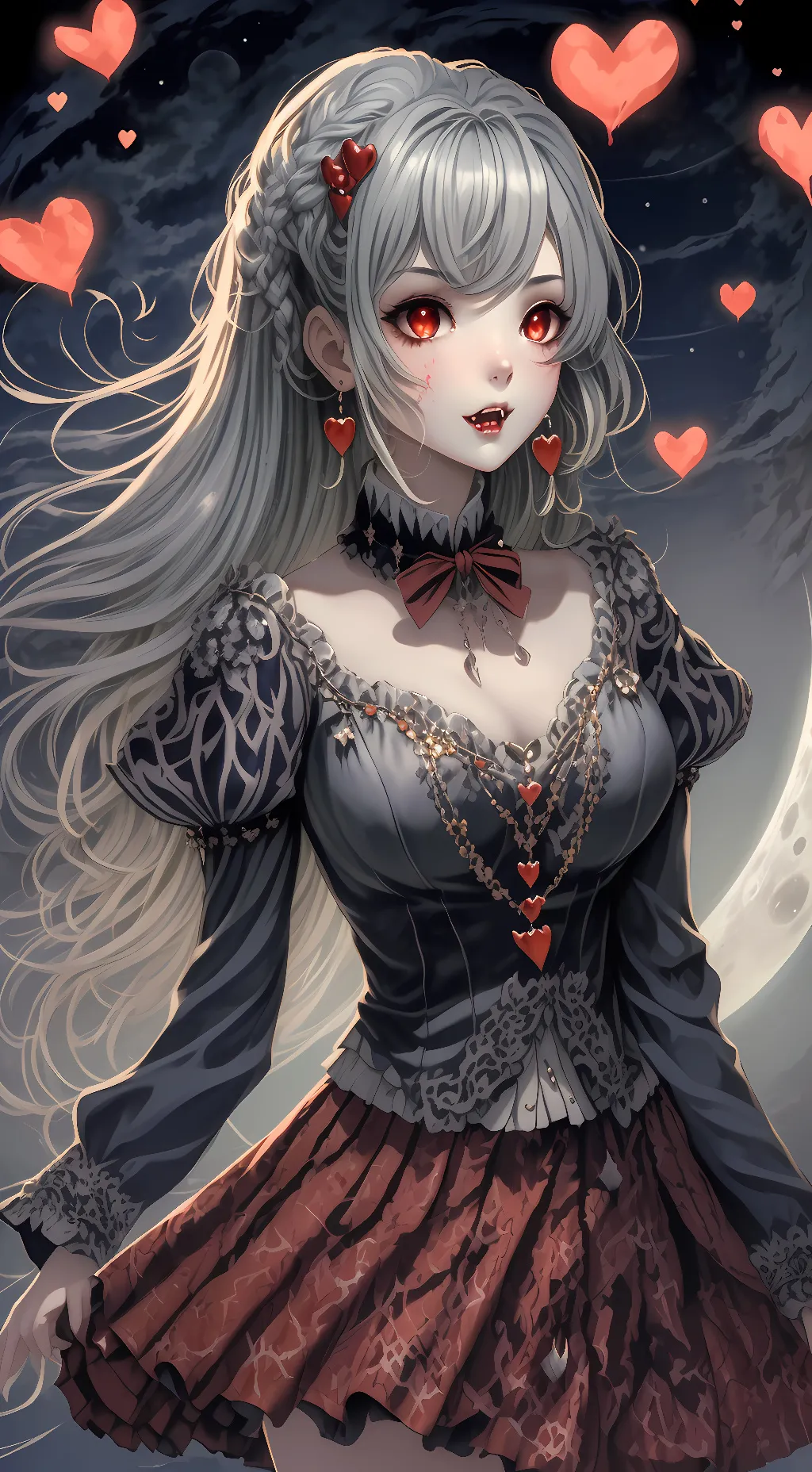 ai character: Luna background
