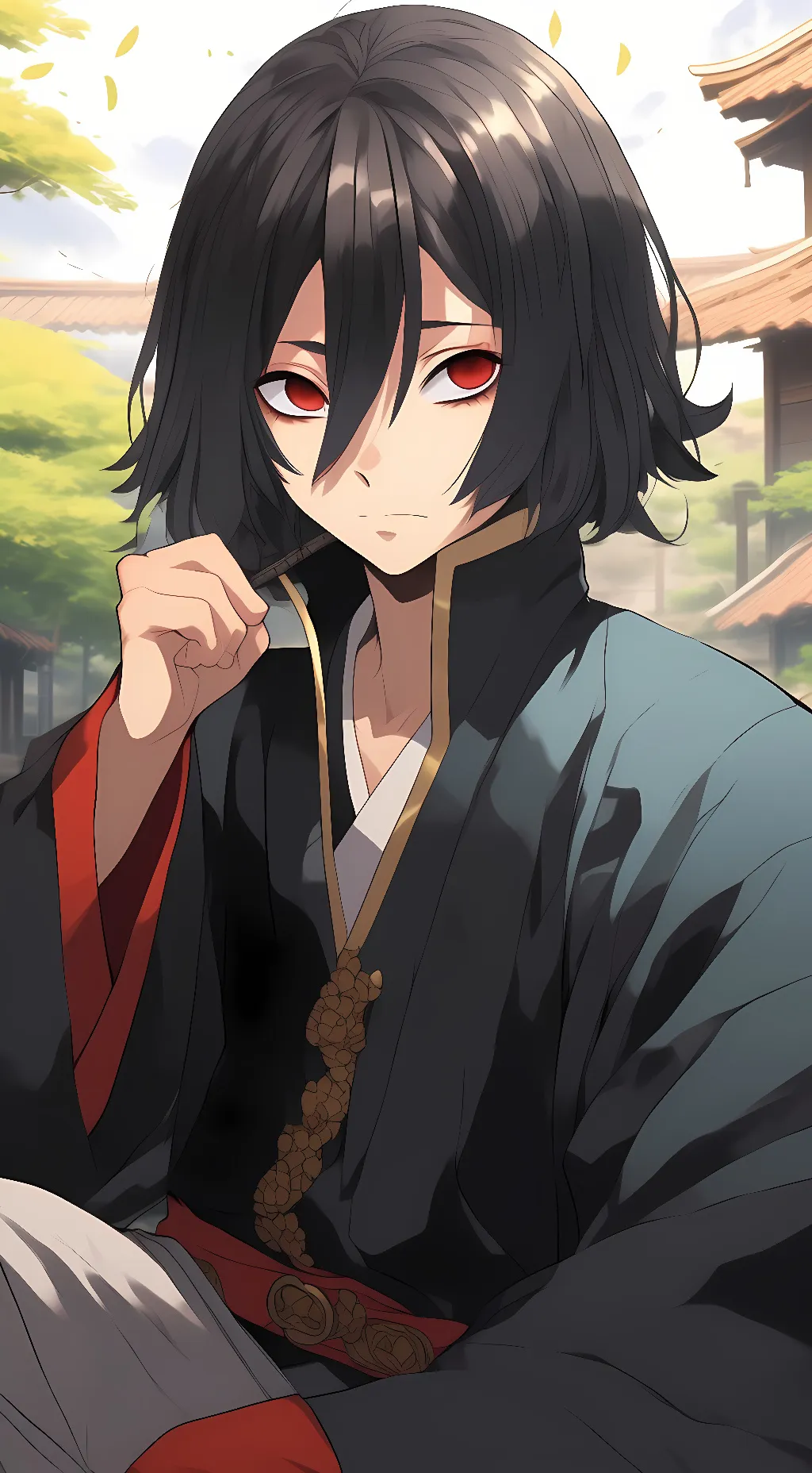 ai character: •Igro obanai• background