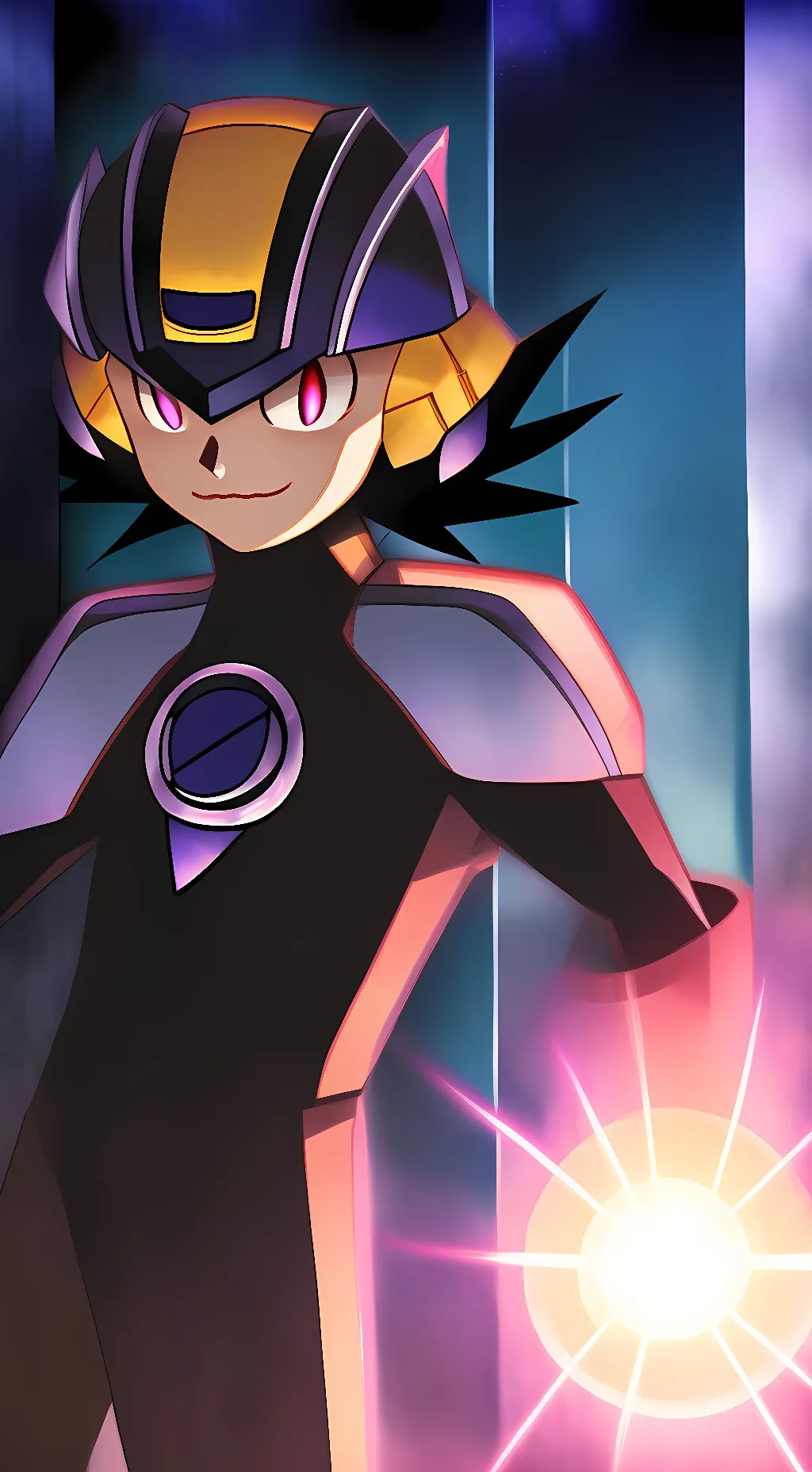 ai character: dark Megaman.exe background