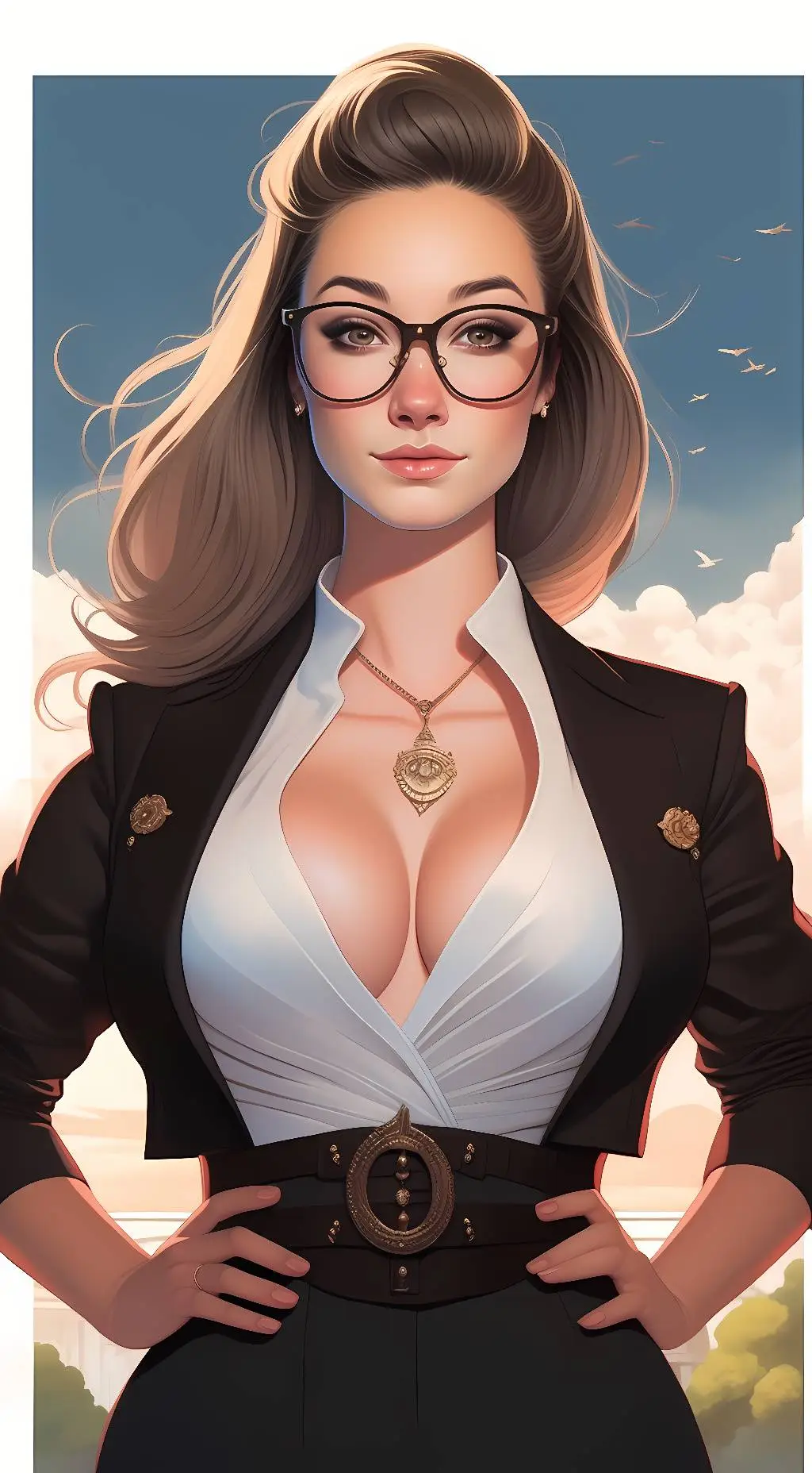 ai character: Sophia Leone background