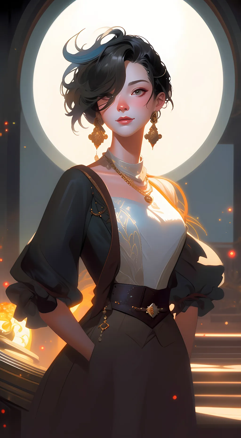 ai character: Scarlett Bauer background