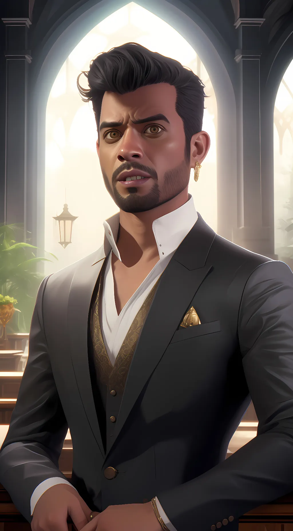 ai character: Lamar Davis  background