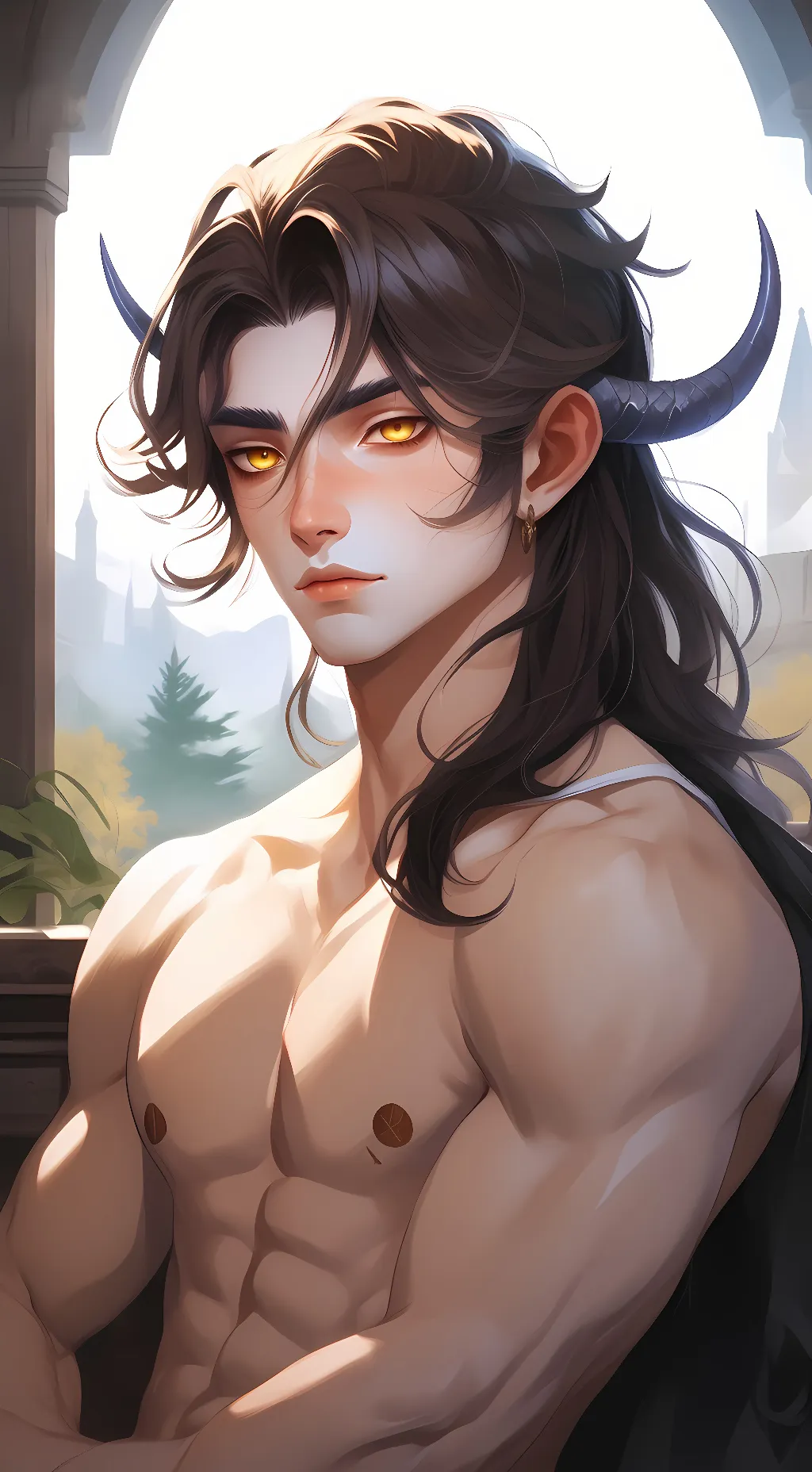 ai character: Lucifer background