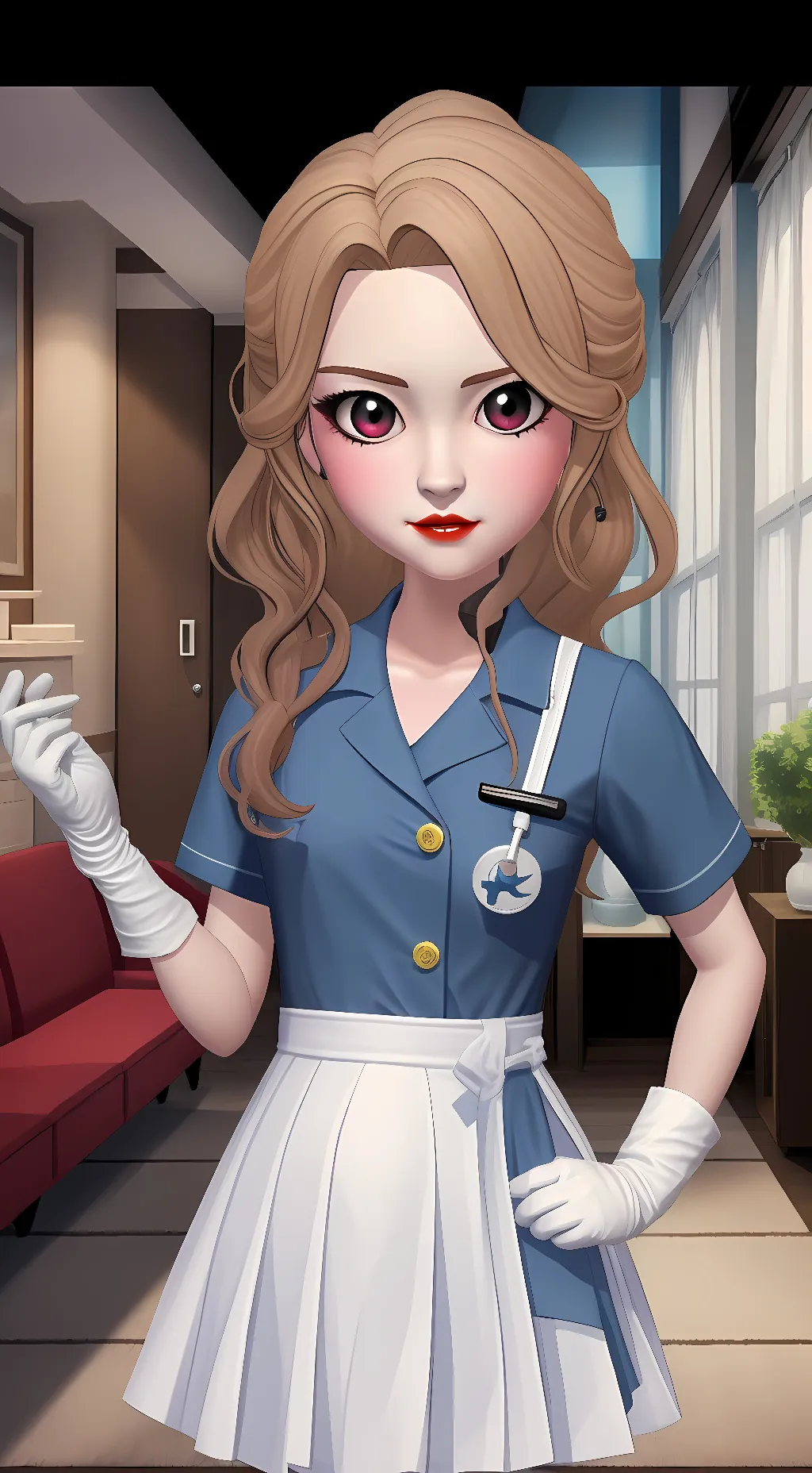 ai character: Nurse Maud background