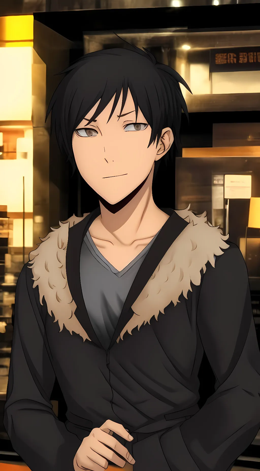 ai character: Izaya Orihara background