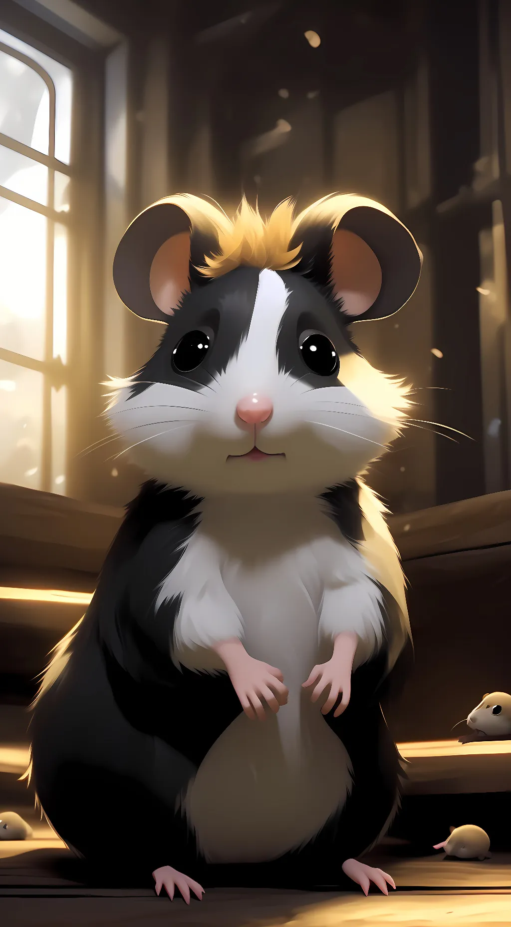 ai character: shadow  background