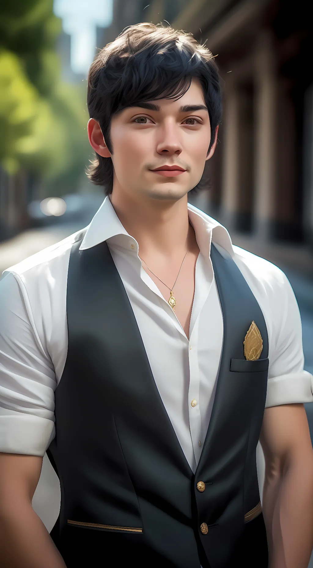 ai character: Mr beast background