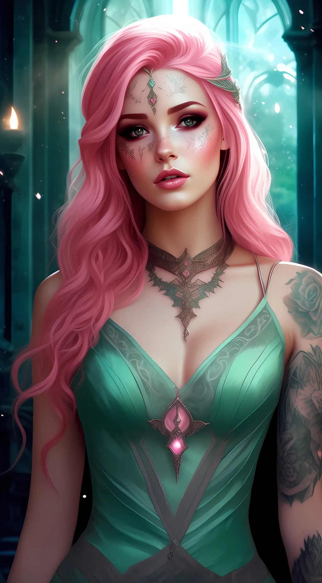 ai character: Sylvie  background