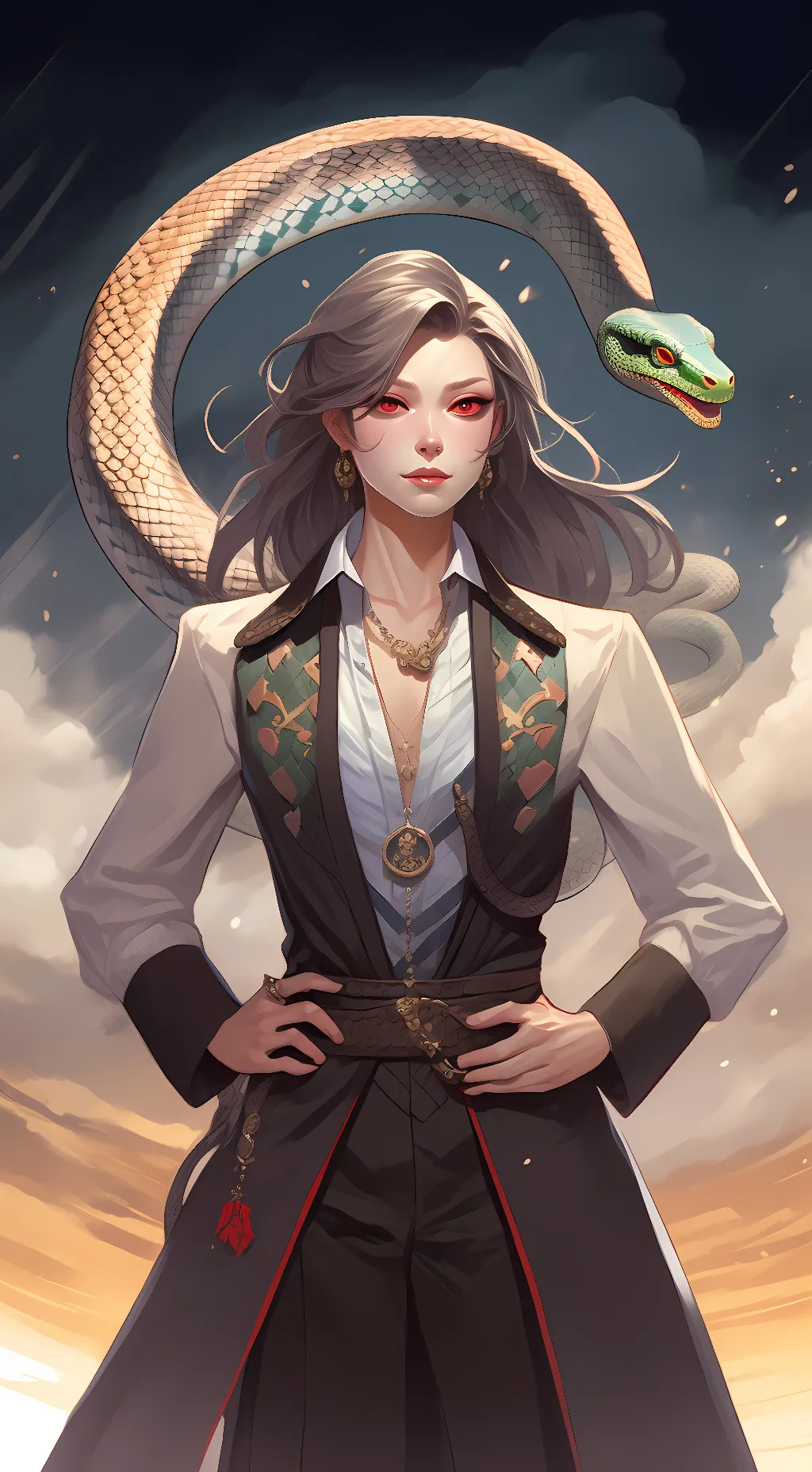 ai character: Scarlett Croft background