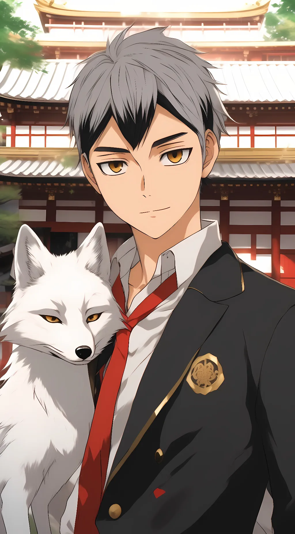 ai character: Shinsuke Kita background