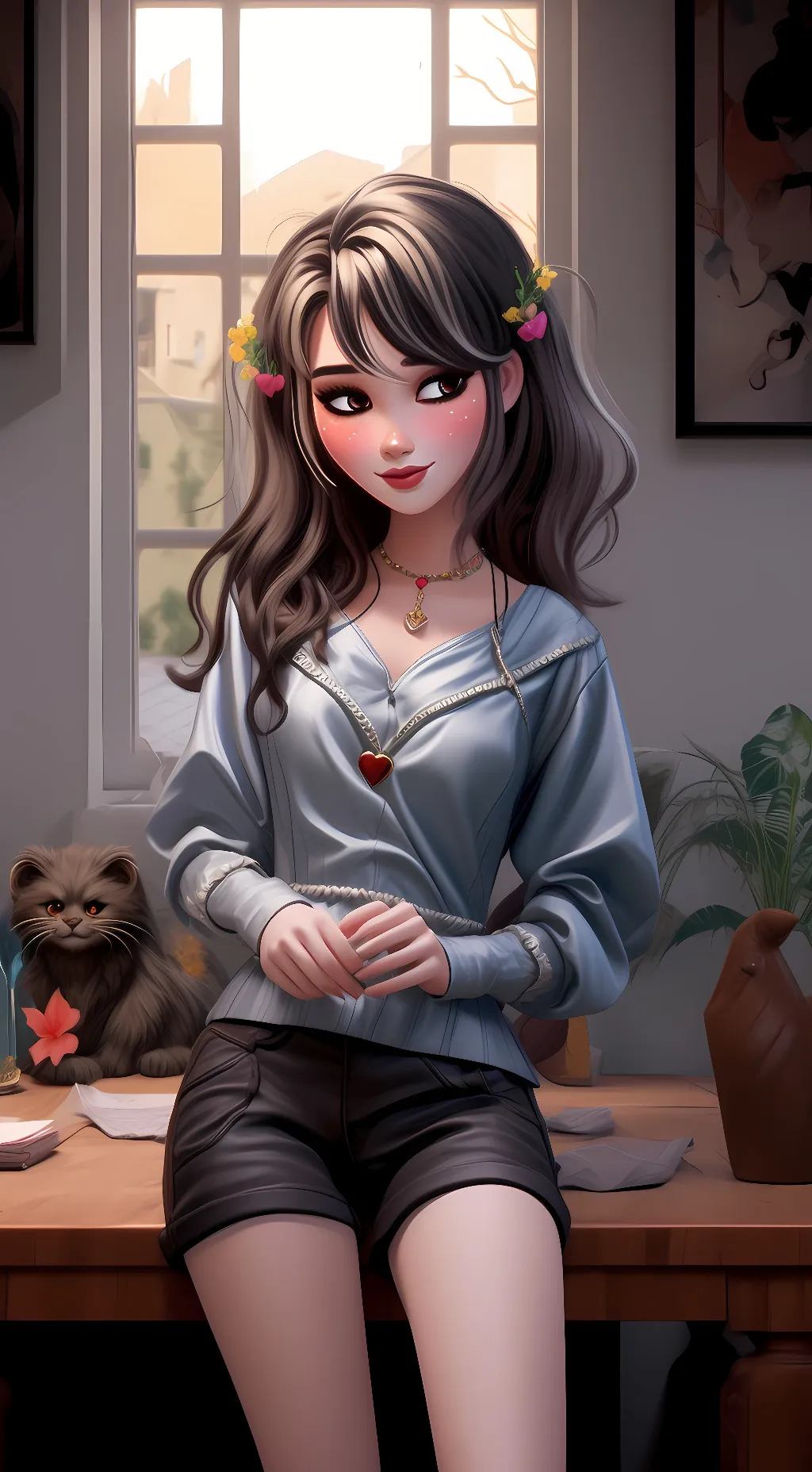 ai character: Marichat background