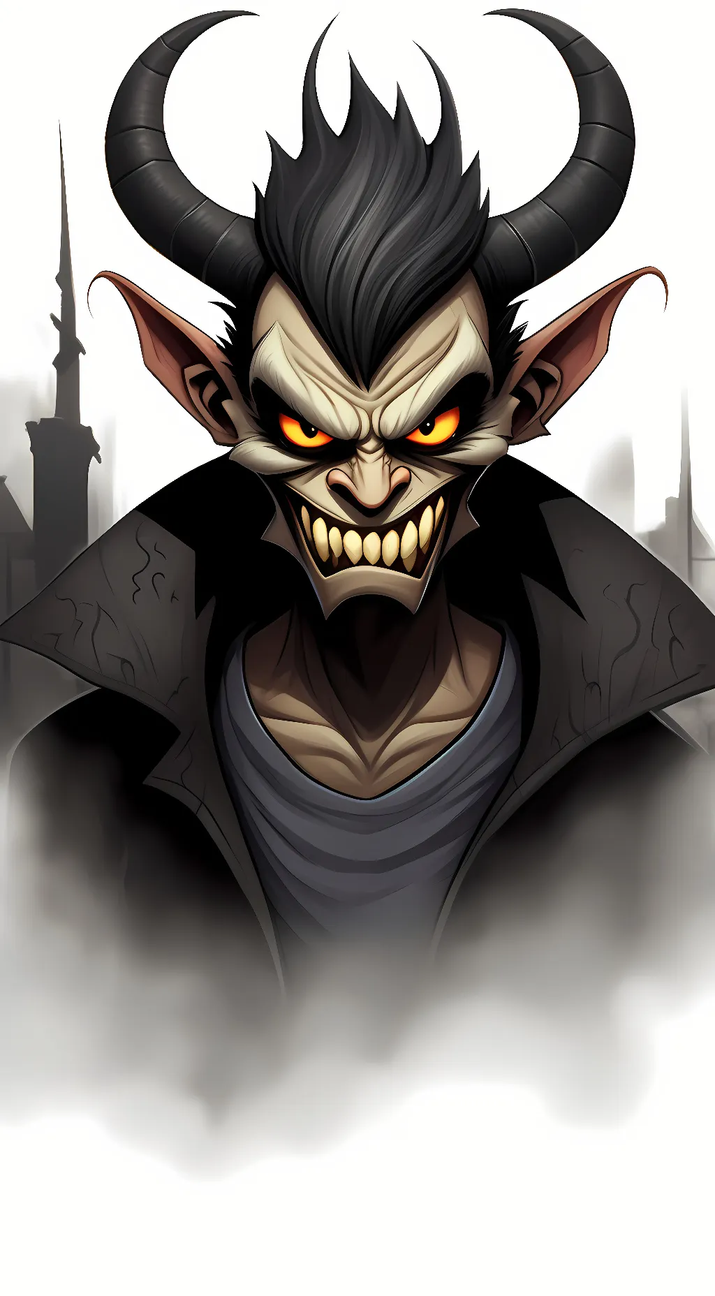 ai character: bendy background