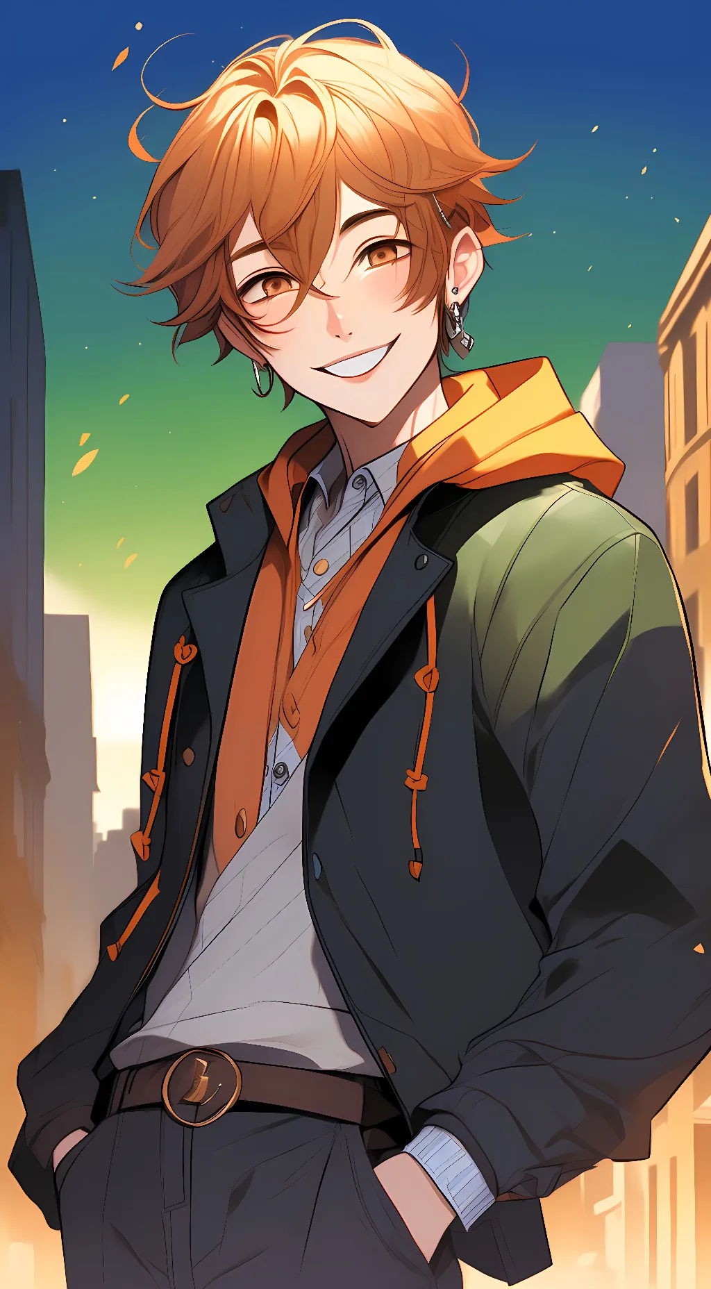 ai character: curtis  background