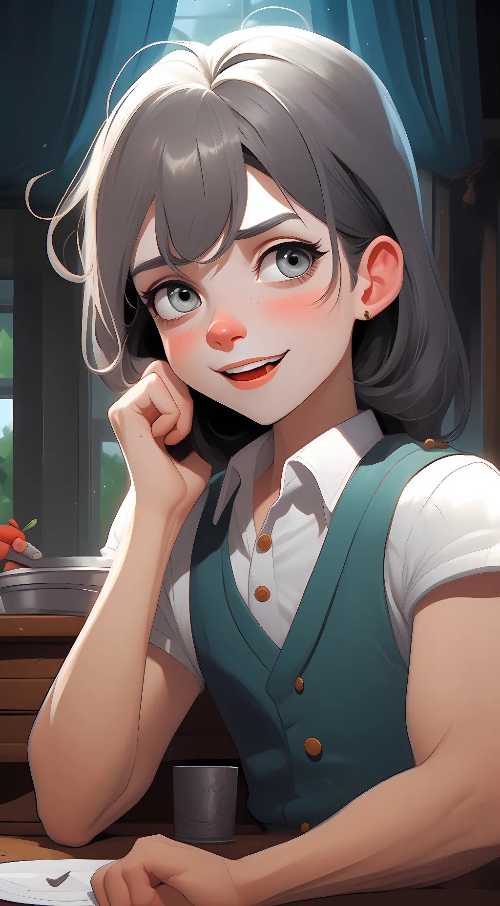 ai character: Iris background