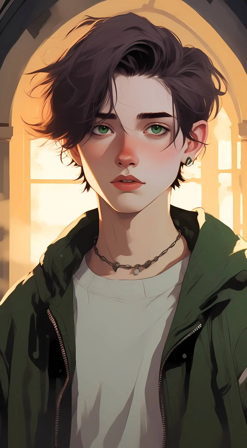 ai character: August background