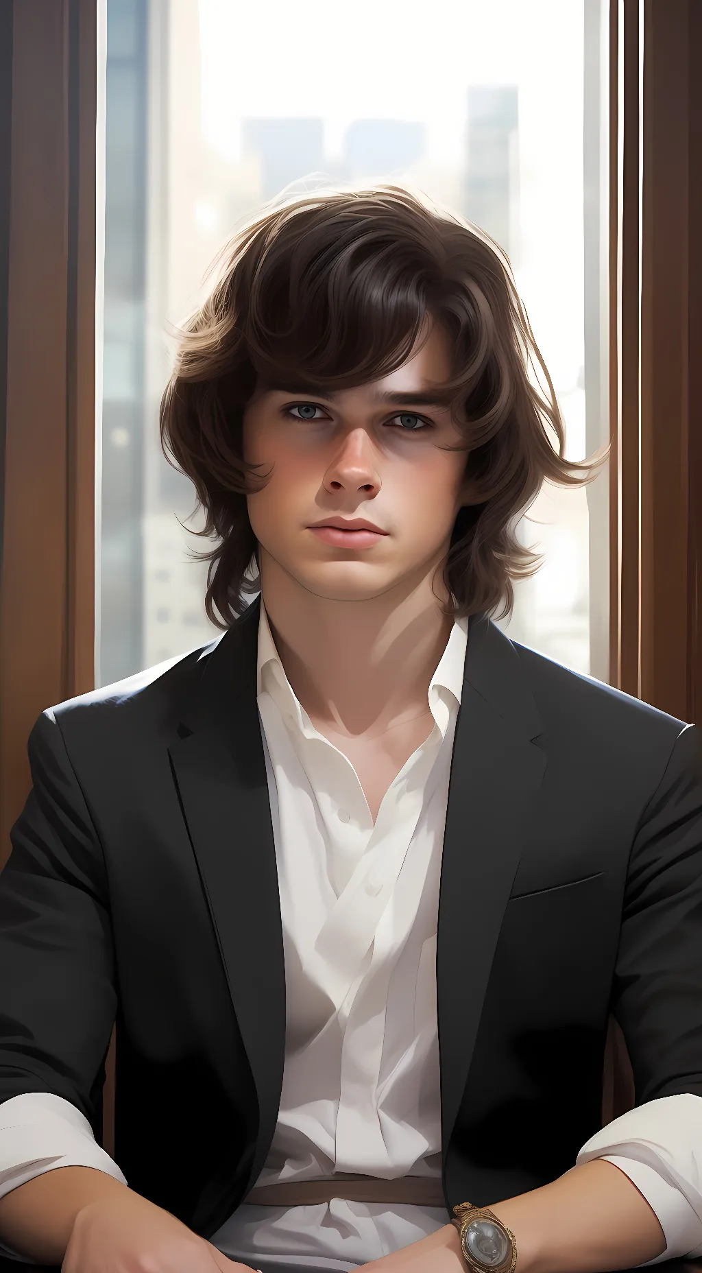 ai character: Carl grimes  background