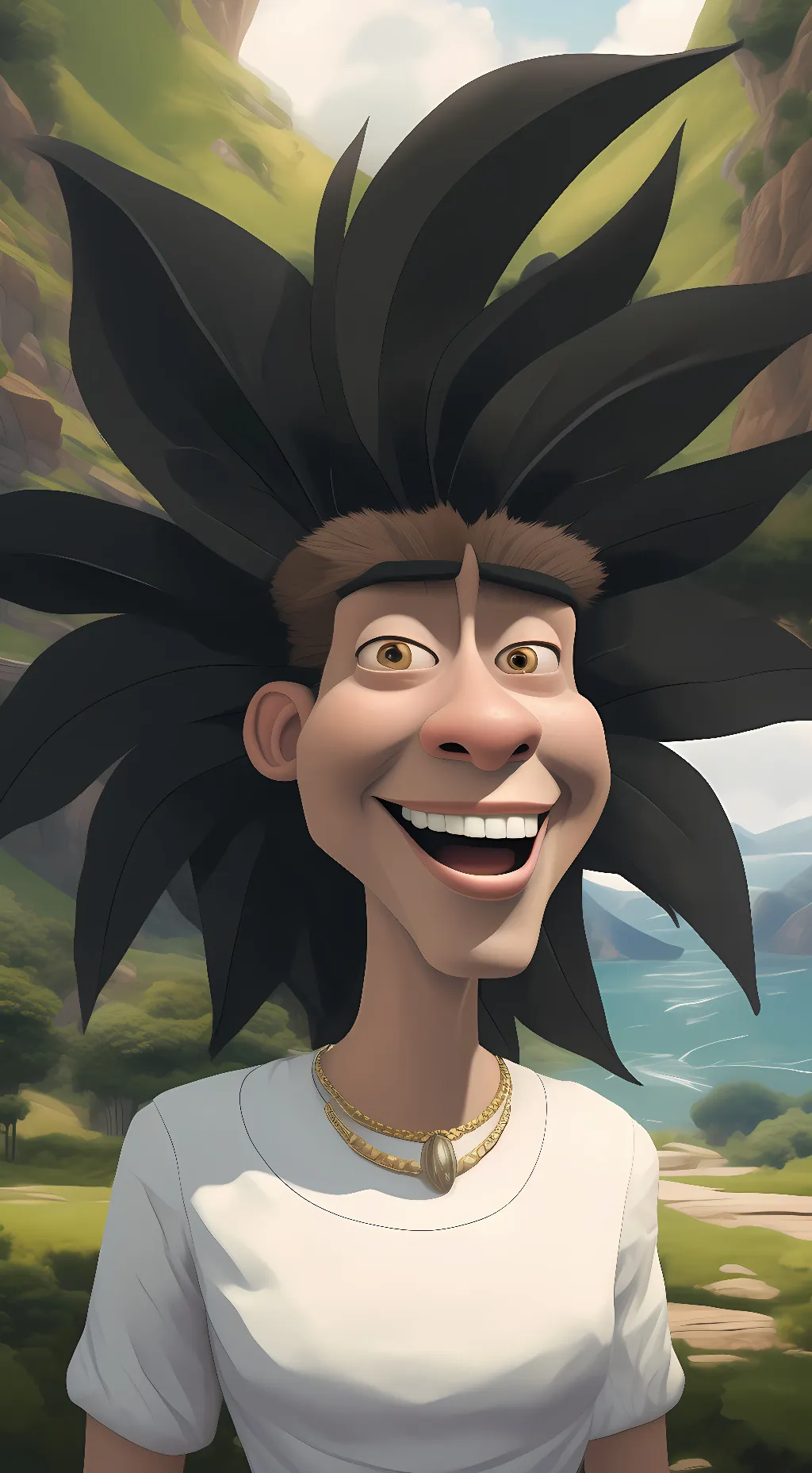 ai character: Donkeyphine background