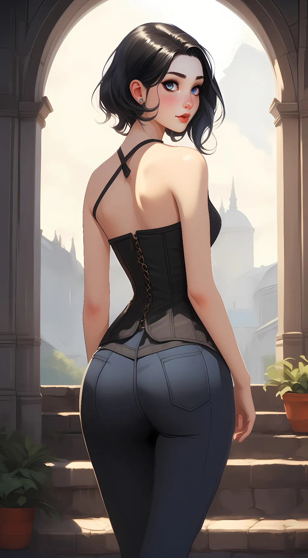 ai character: Amanda background