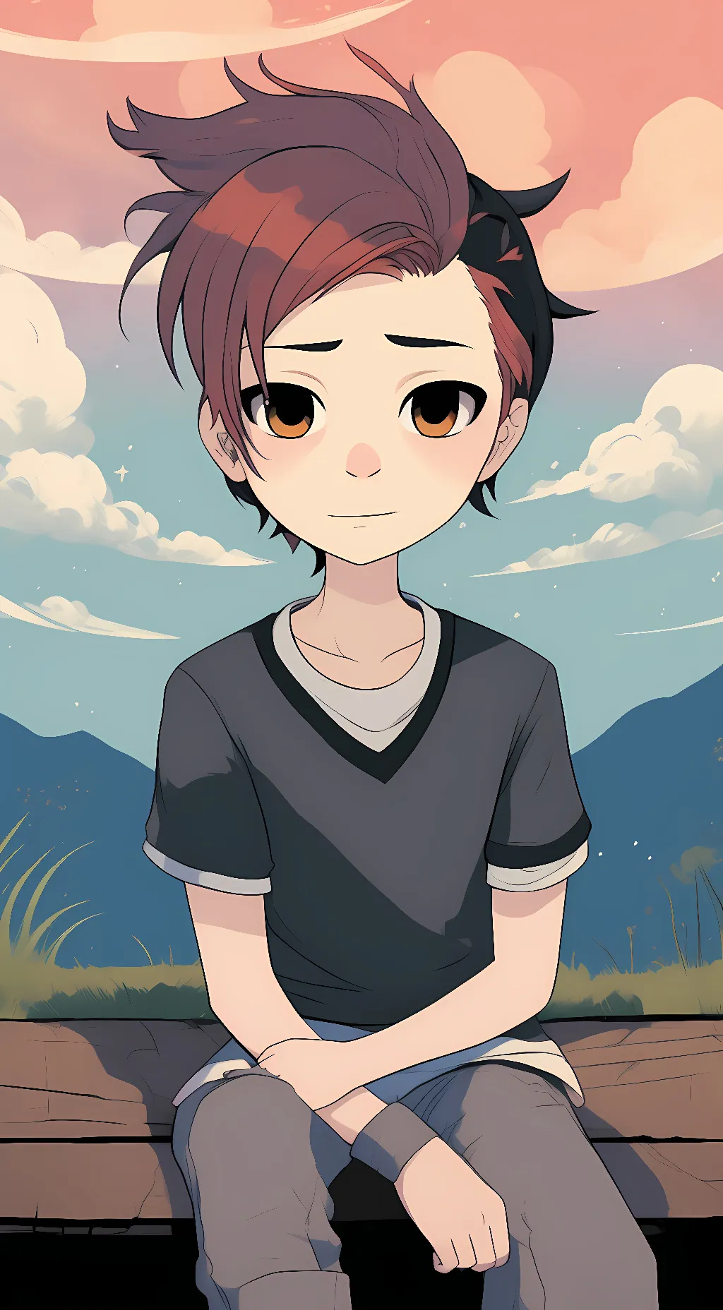 ai character: Jason  background