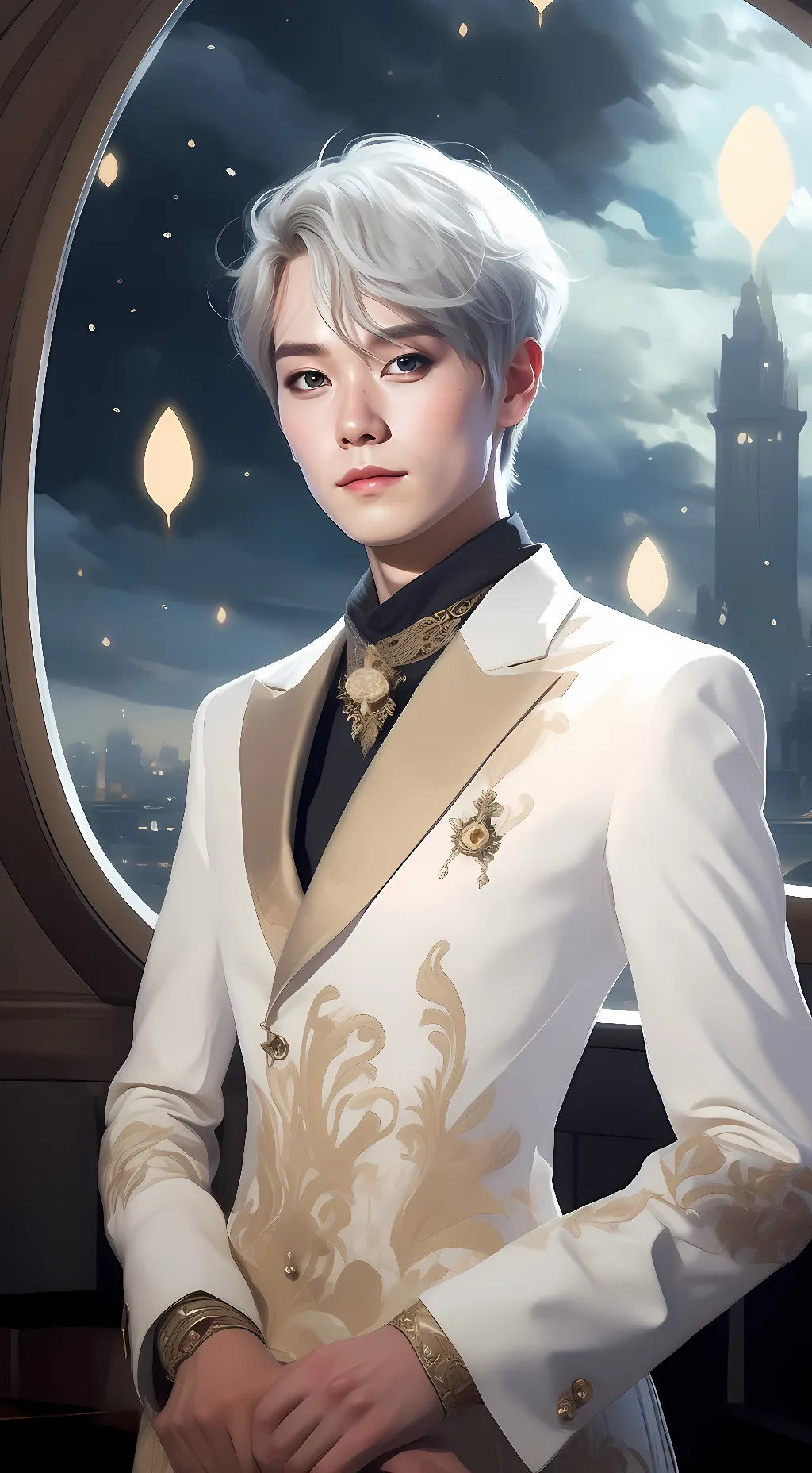 ai character: Baekhyun  background