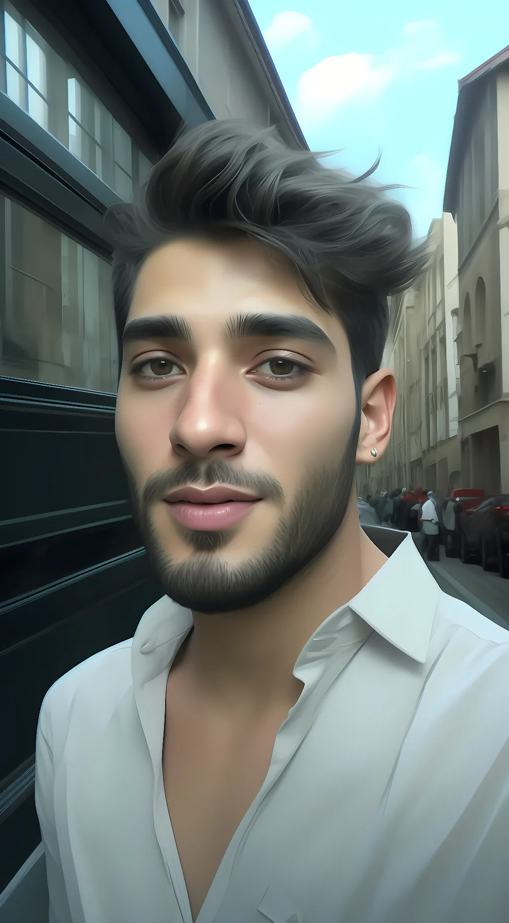 ai character: Reza background