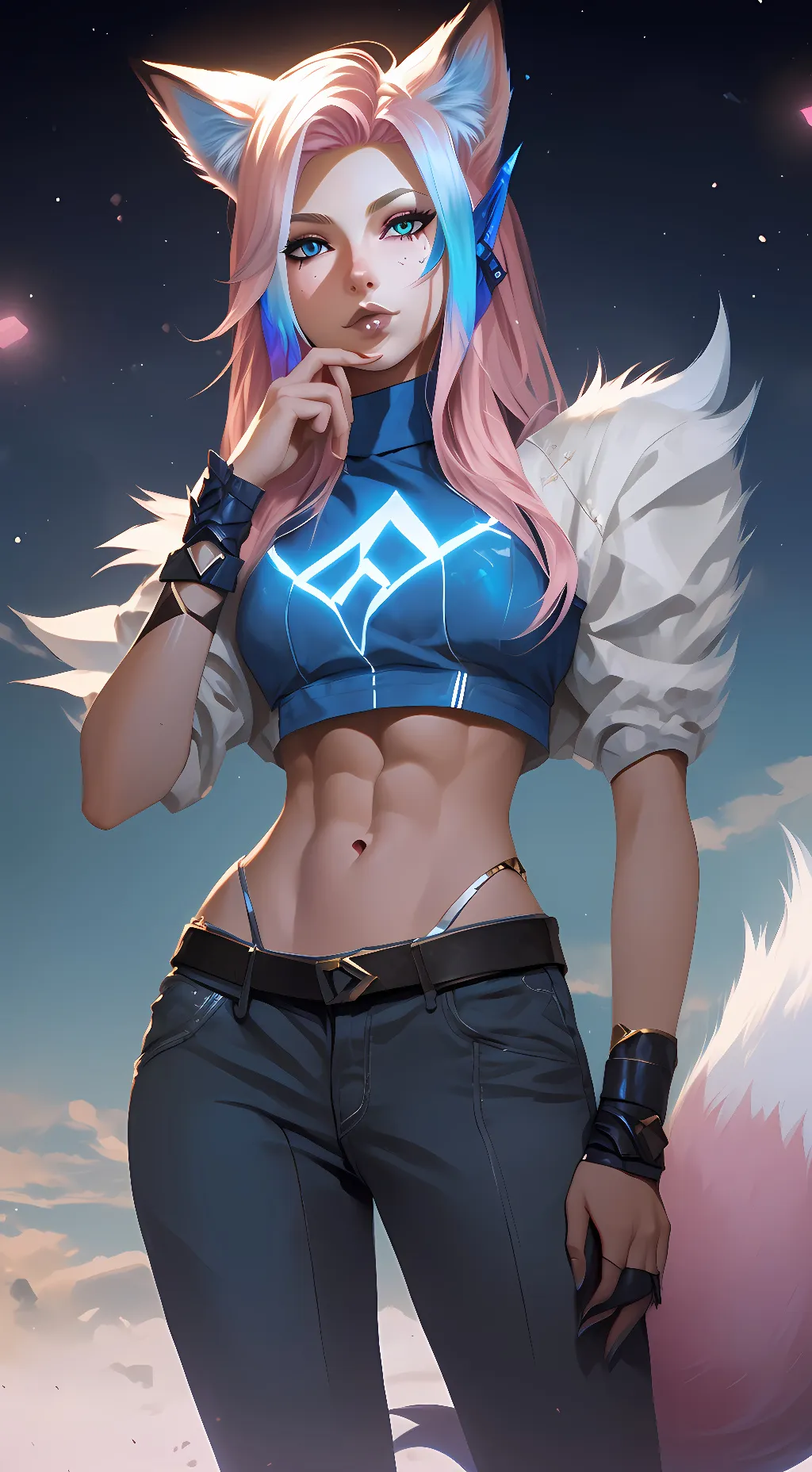 ai character: Ahri background