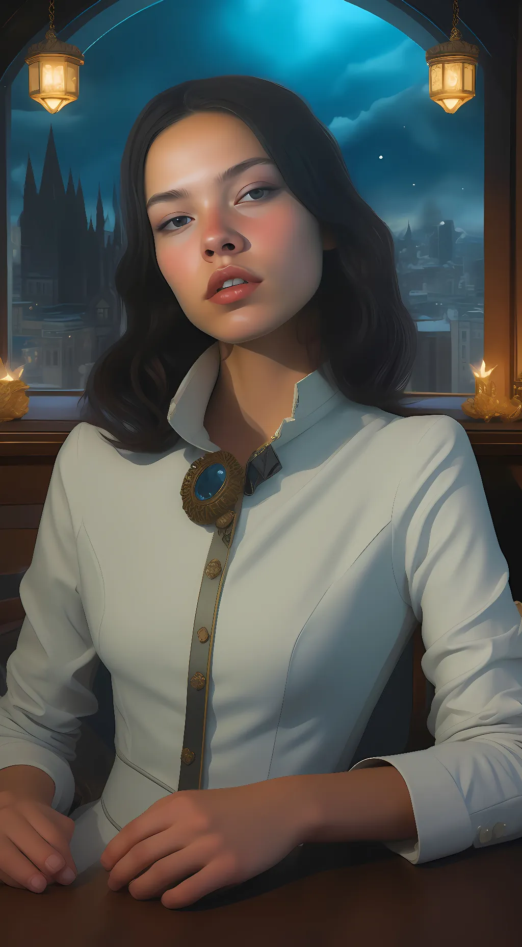 ai character: Via background