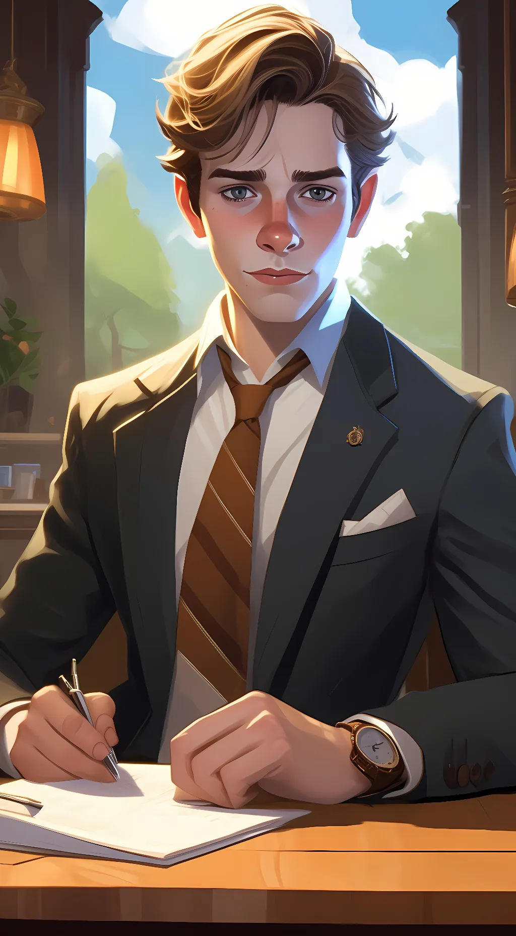 ai character: Dave background