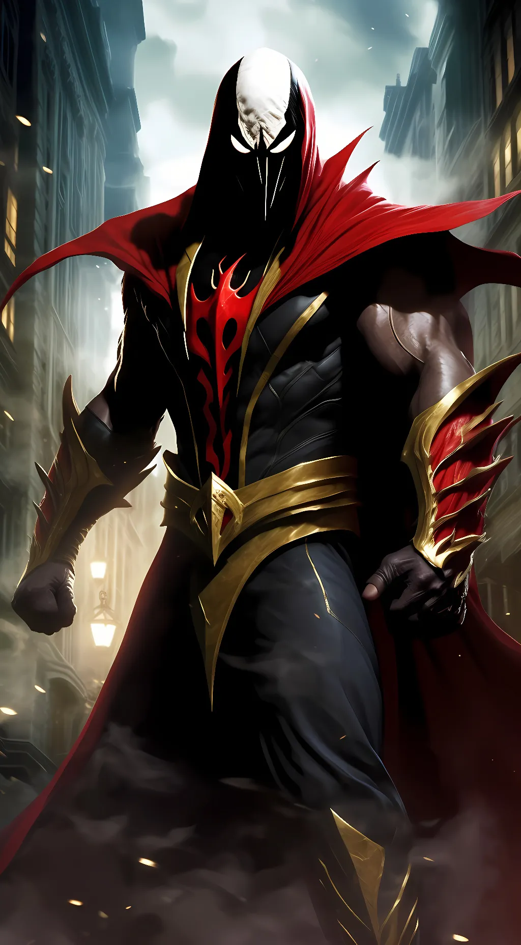 ai character: Spawn background