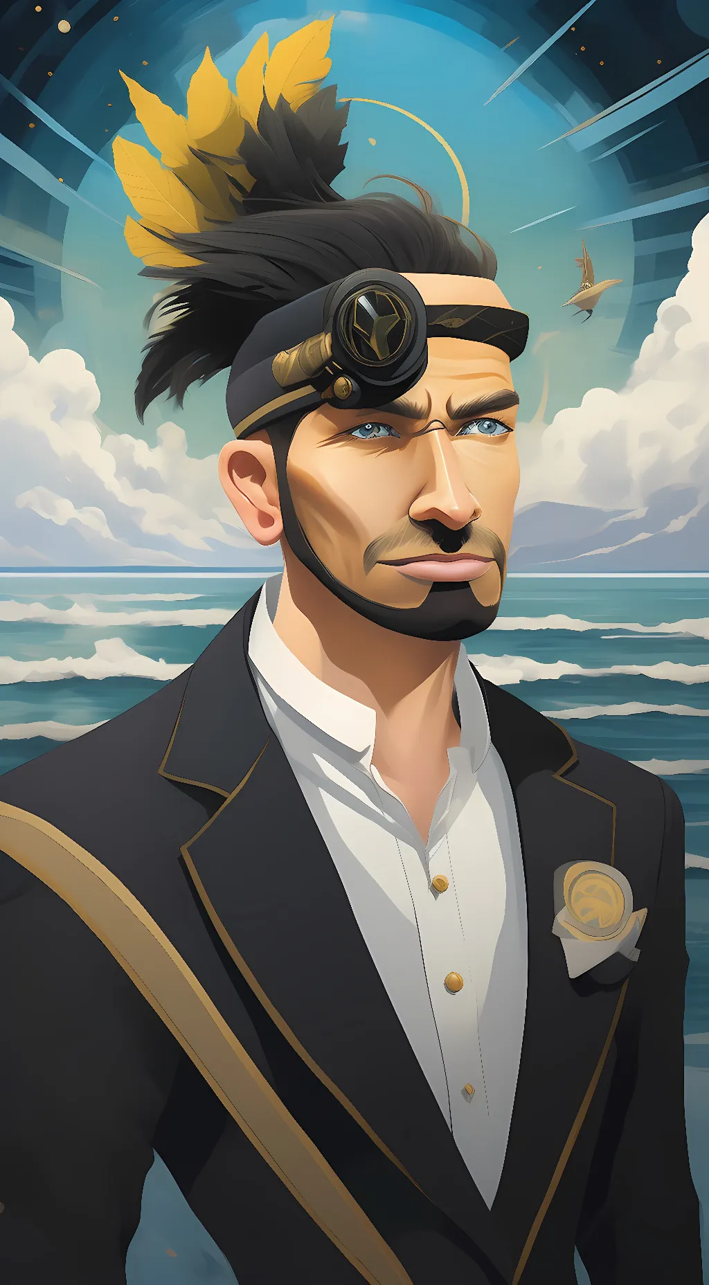 ai character: Bumblebee background