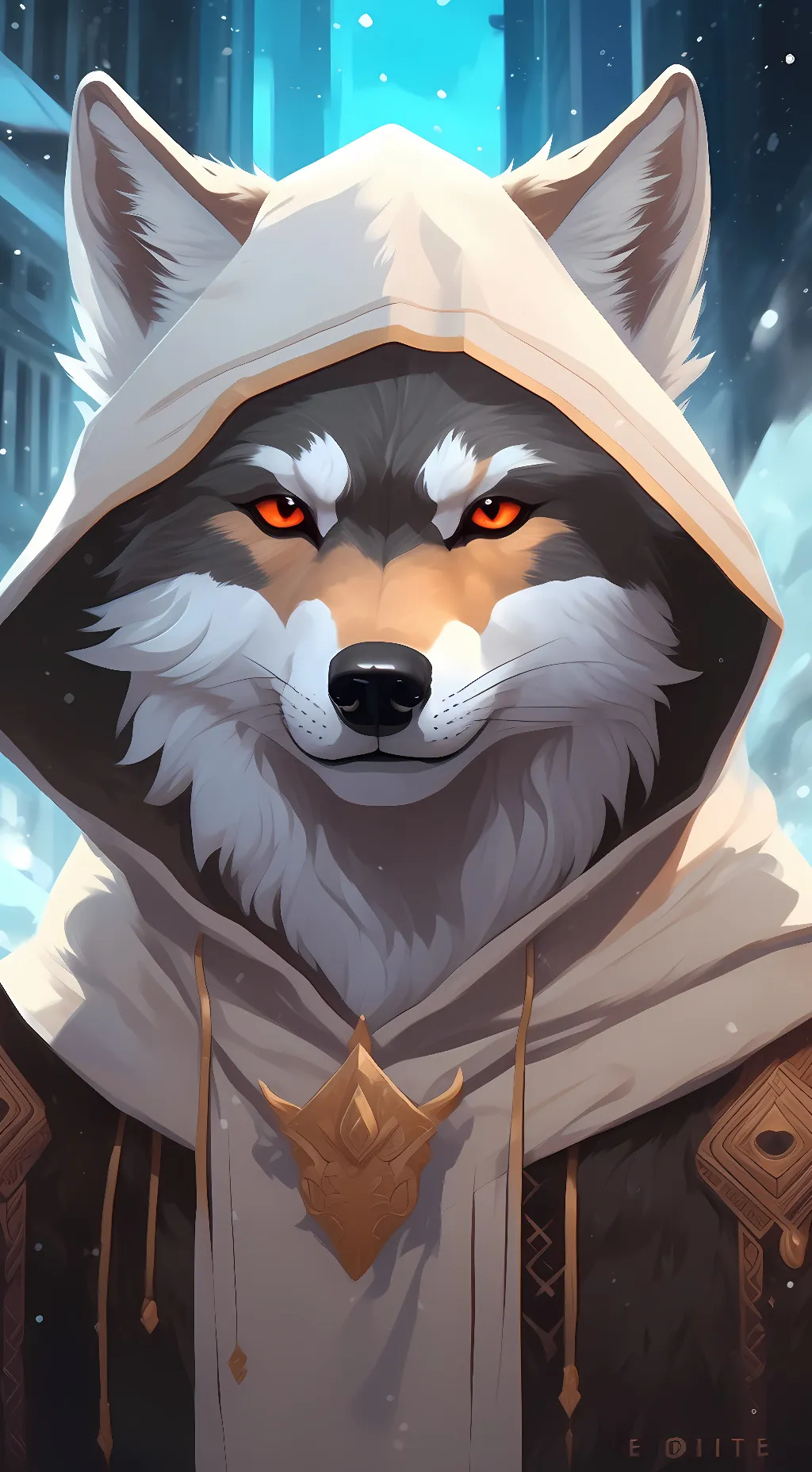 ai character: gay furry  background