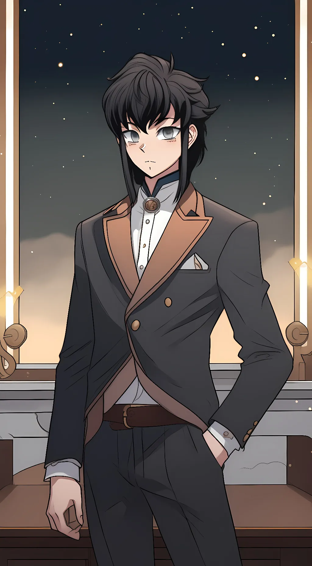 ai character: Muichiro Tokito background