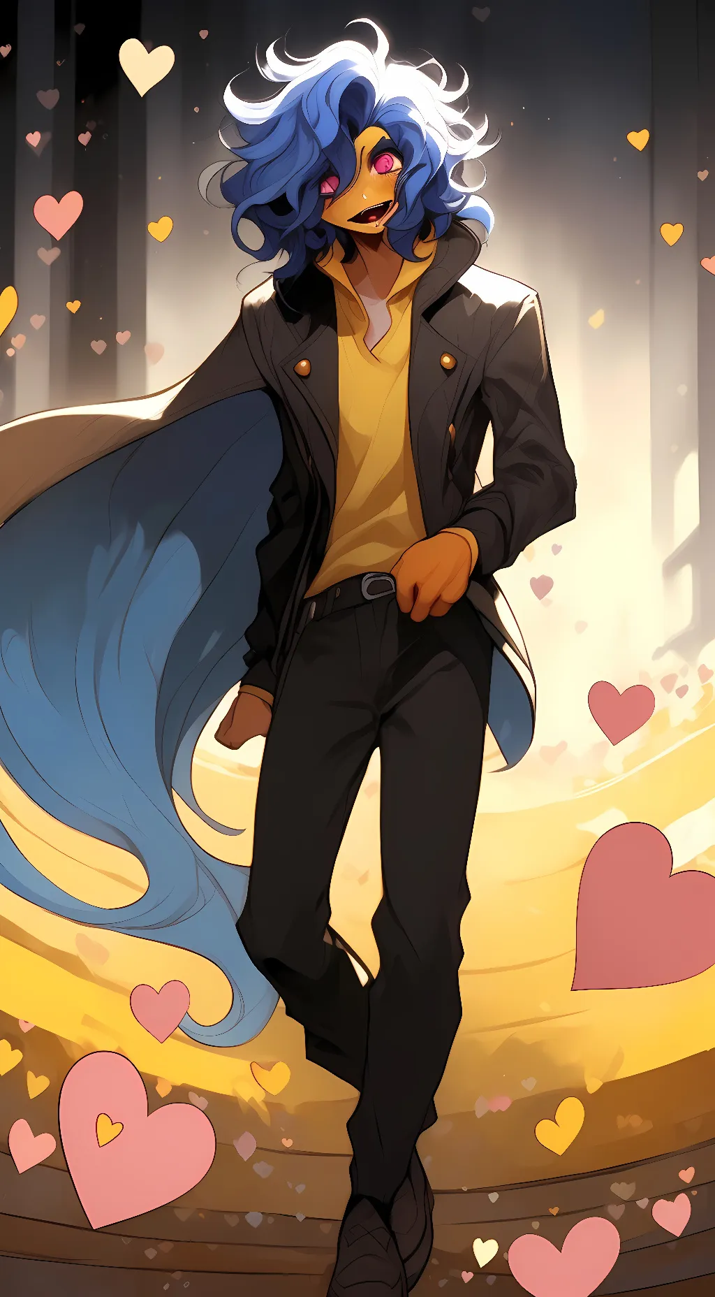 ai character: Lovesick Wally background