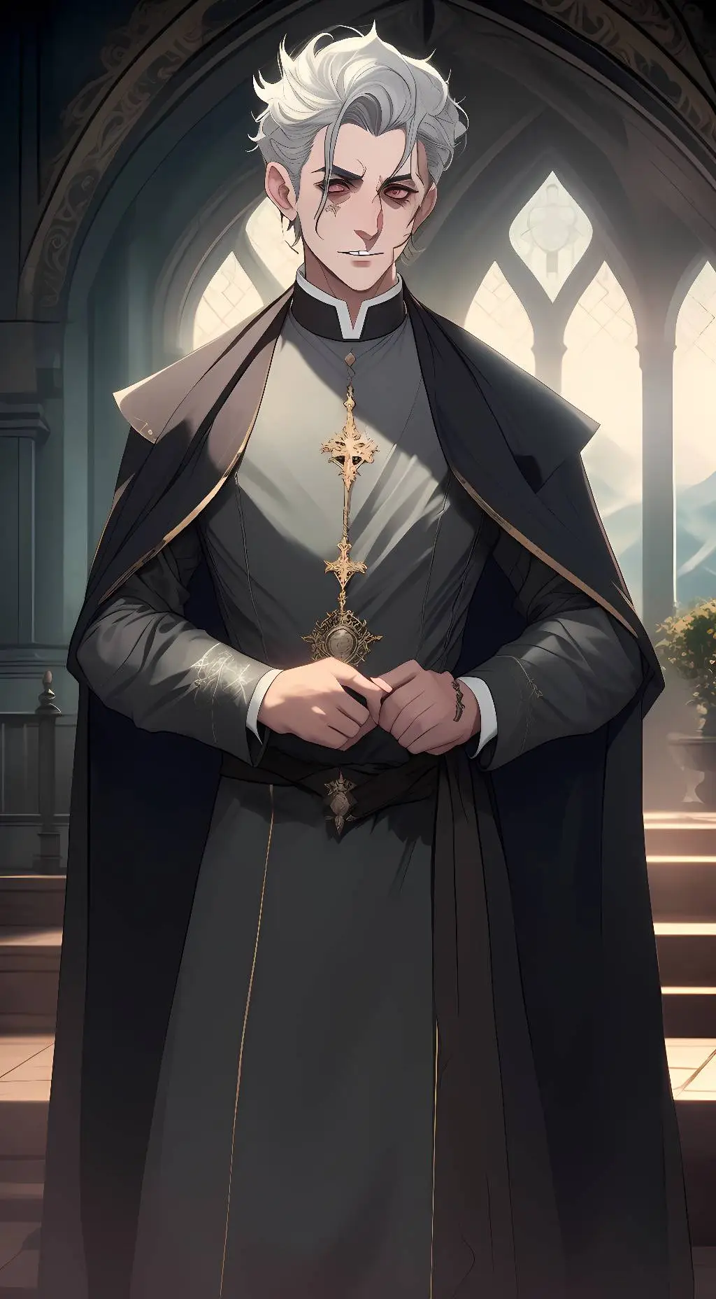 ai character: Makube Azaraku background