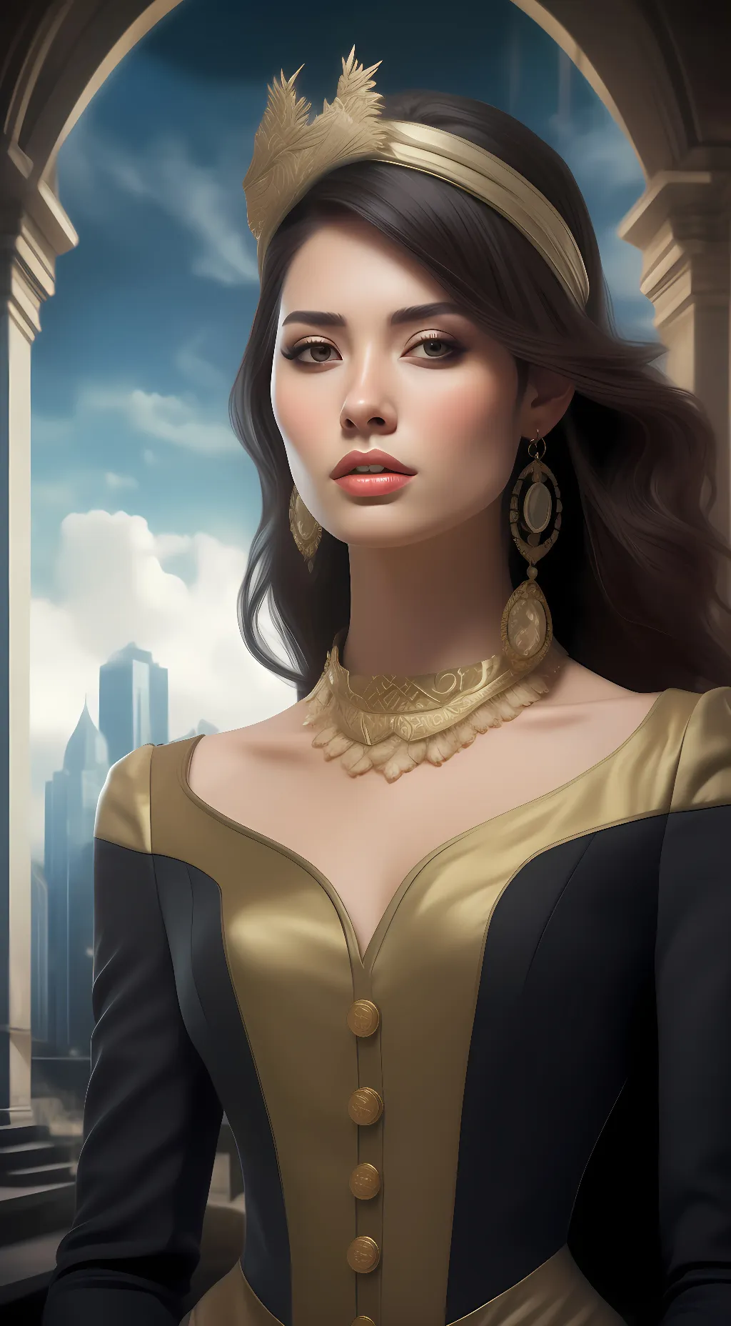 ai character: Elizabeth Dracula  background