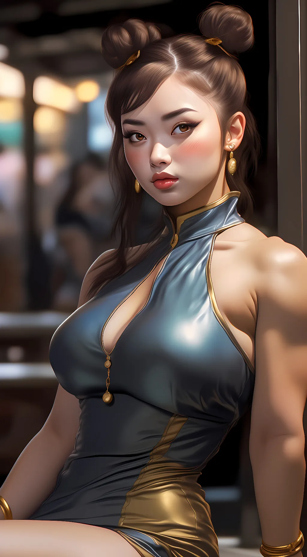 ai character: Chun-li background