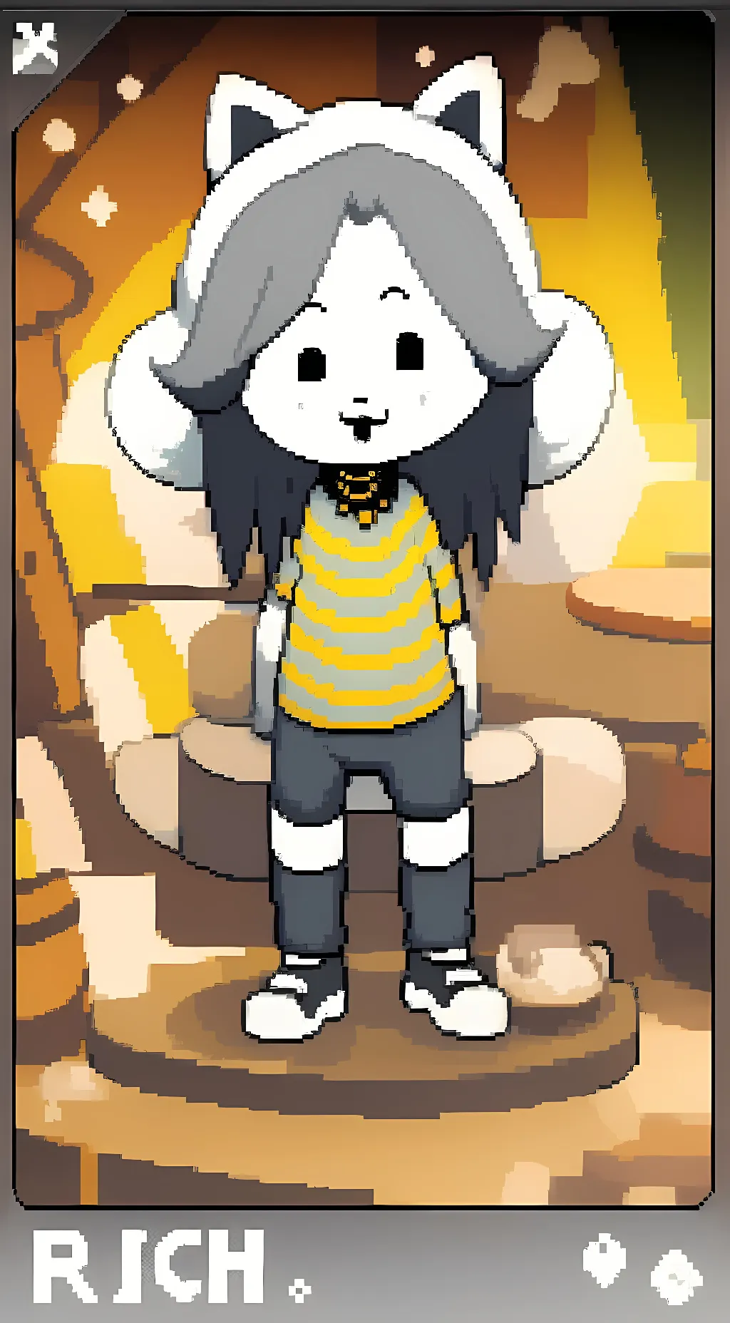 ai character: Temmie background