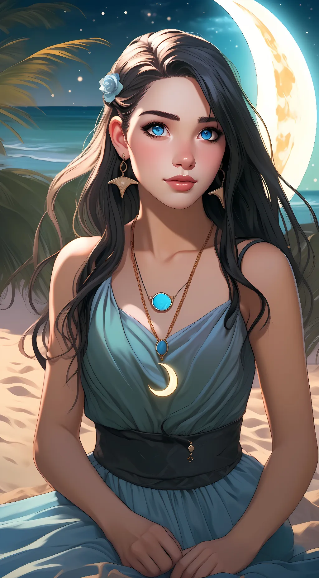 ai character: Yumi Akaza  background