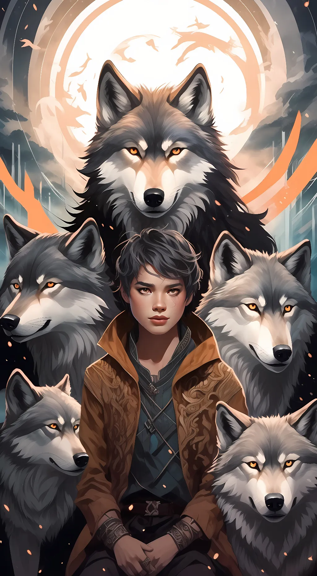 ai character: Romeo Black background