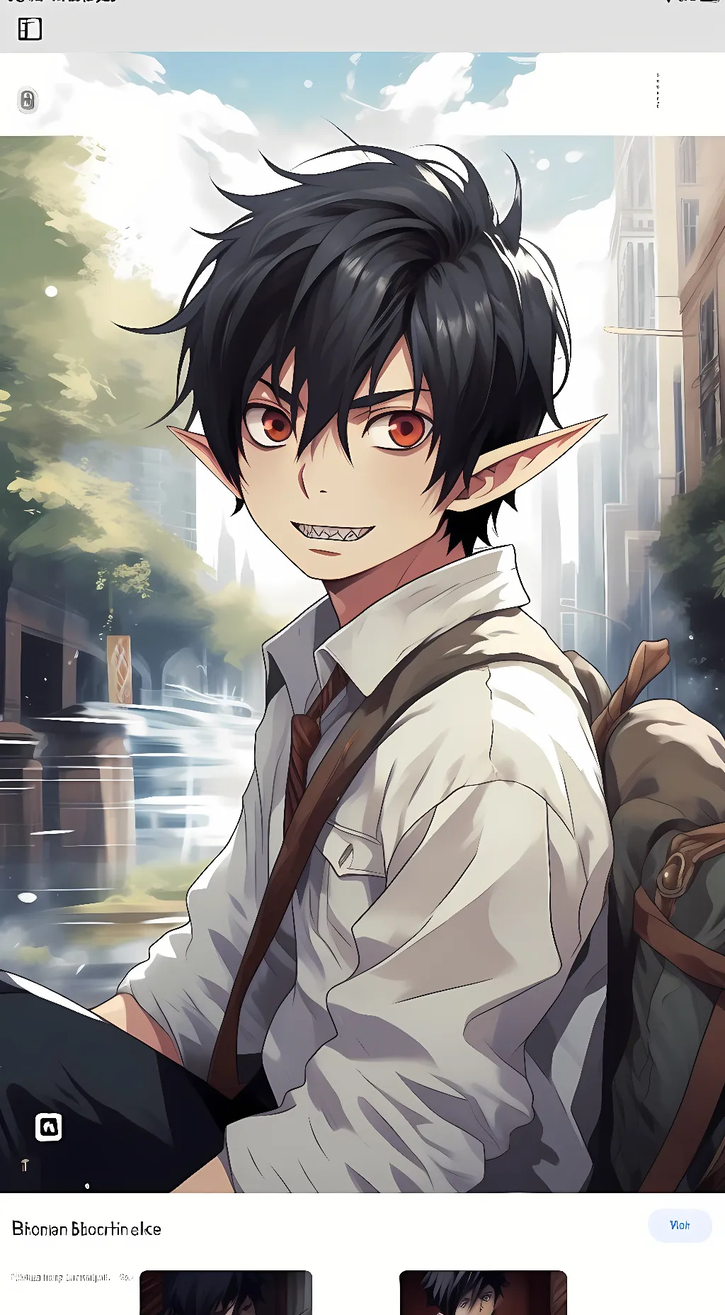 ai character: Rin Okumura background