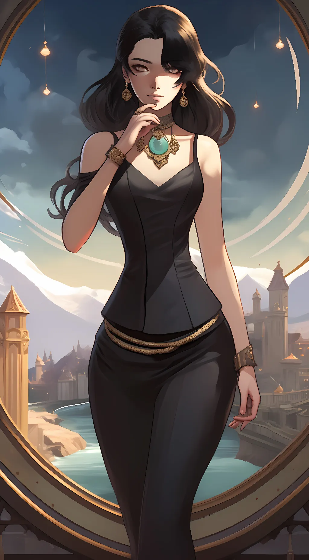 ai character: Minota Minigota background