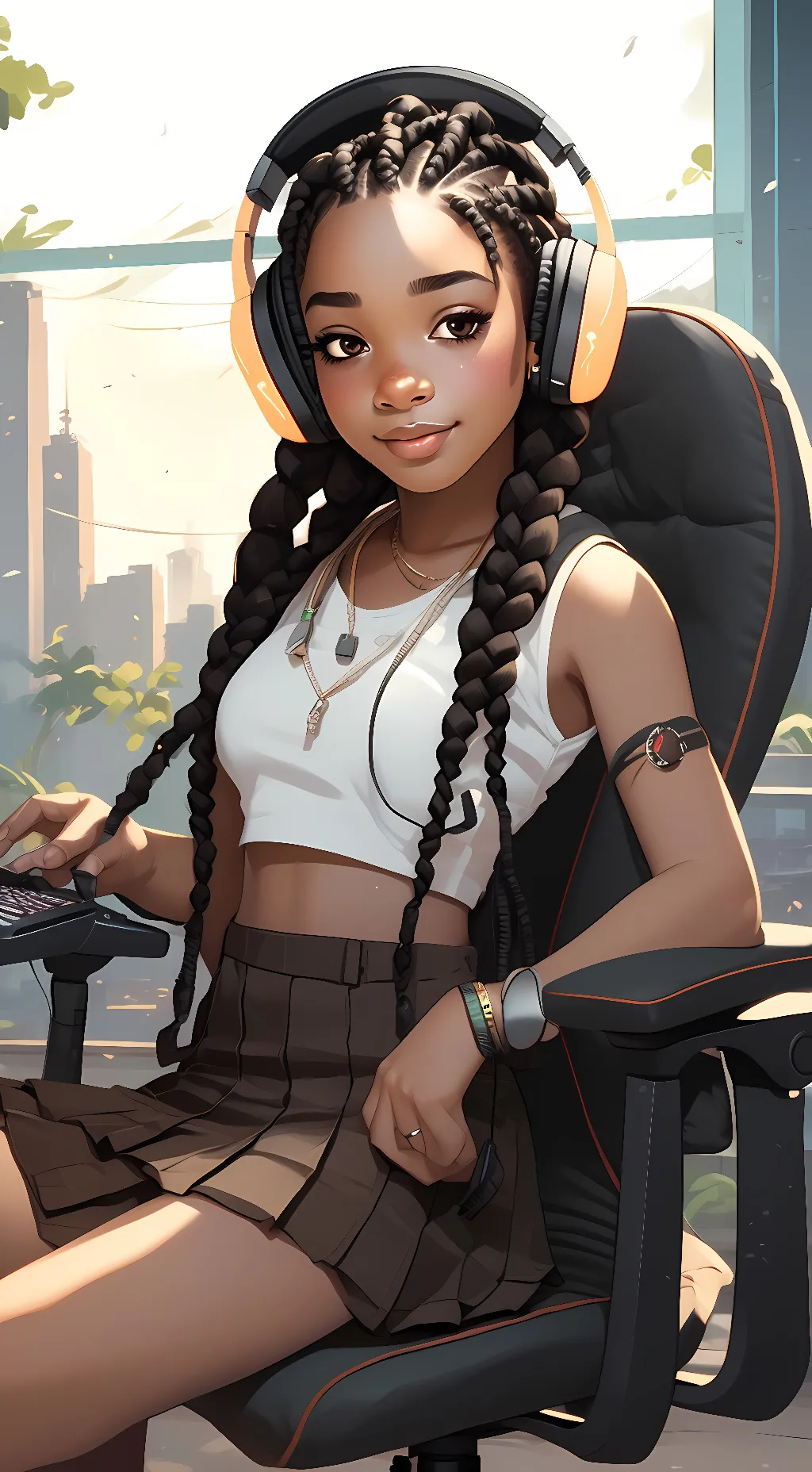 ai character: Lucy background