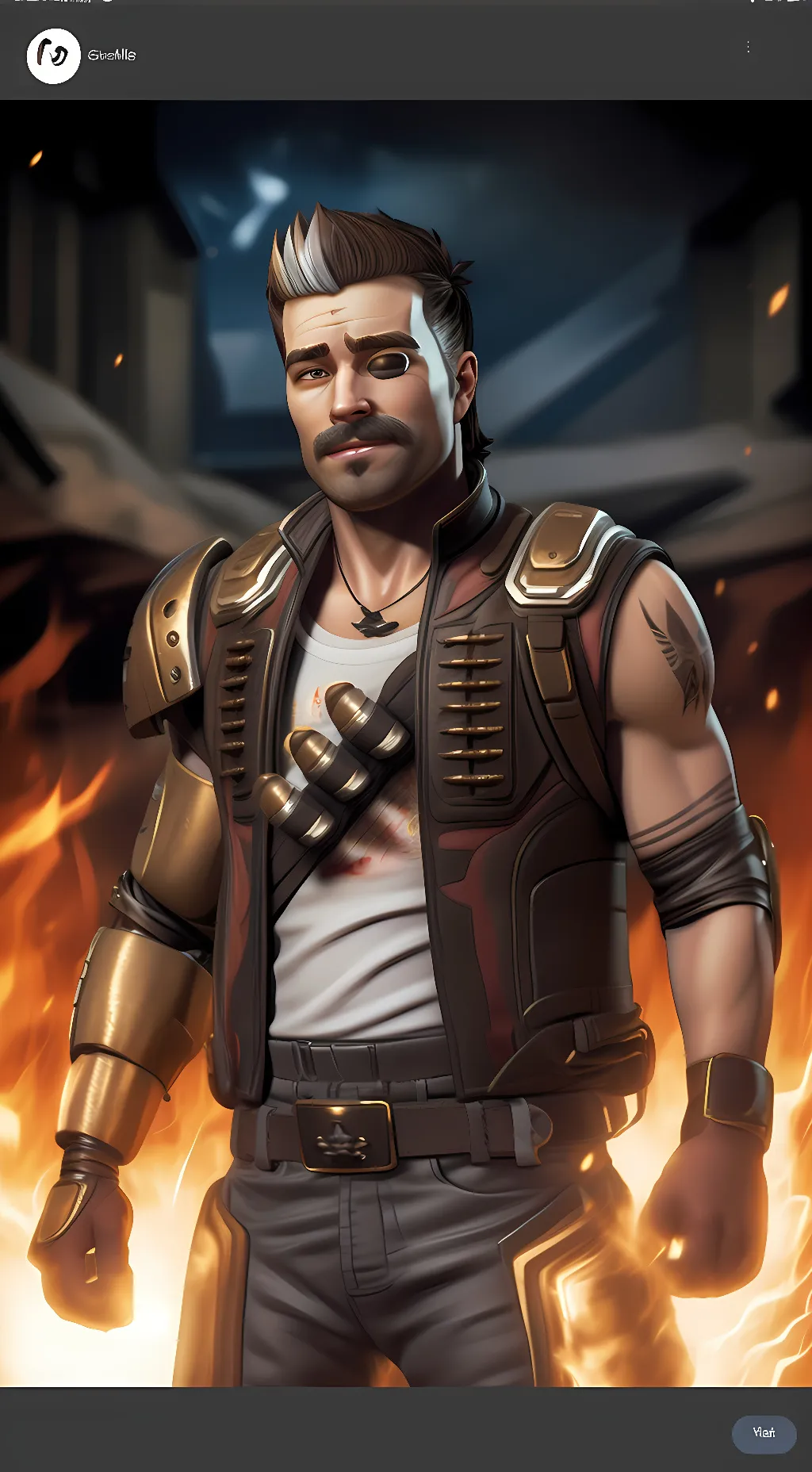 ai character: Fuse background