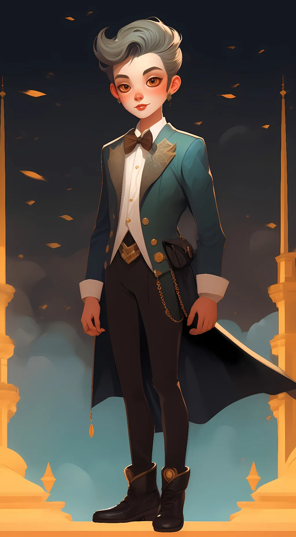 ai character: Bill and Dipper background