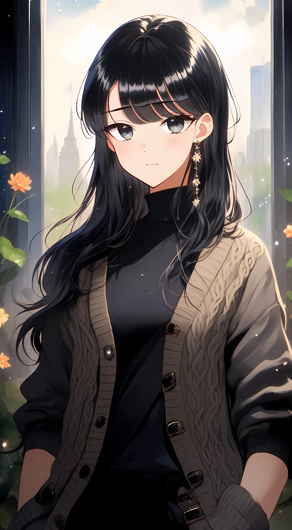 ai character: Shouko Kanami  background