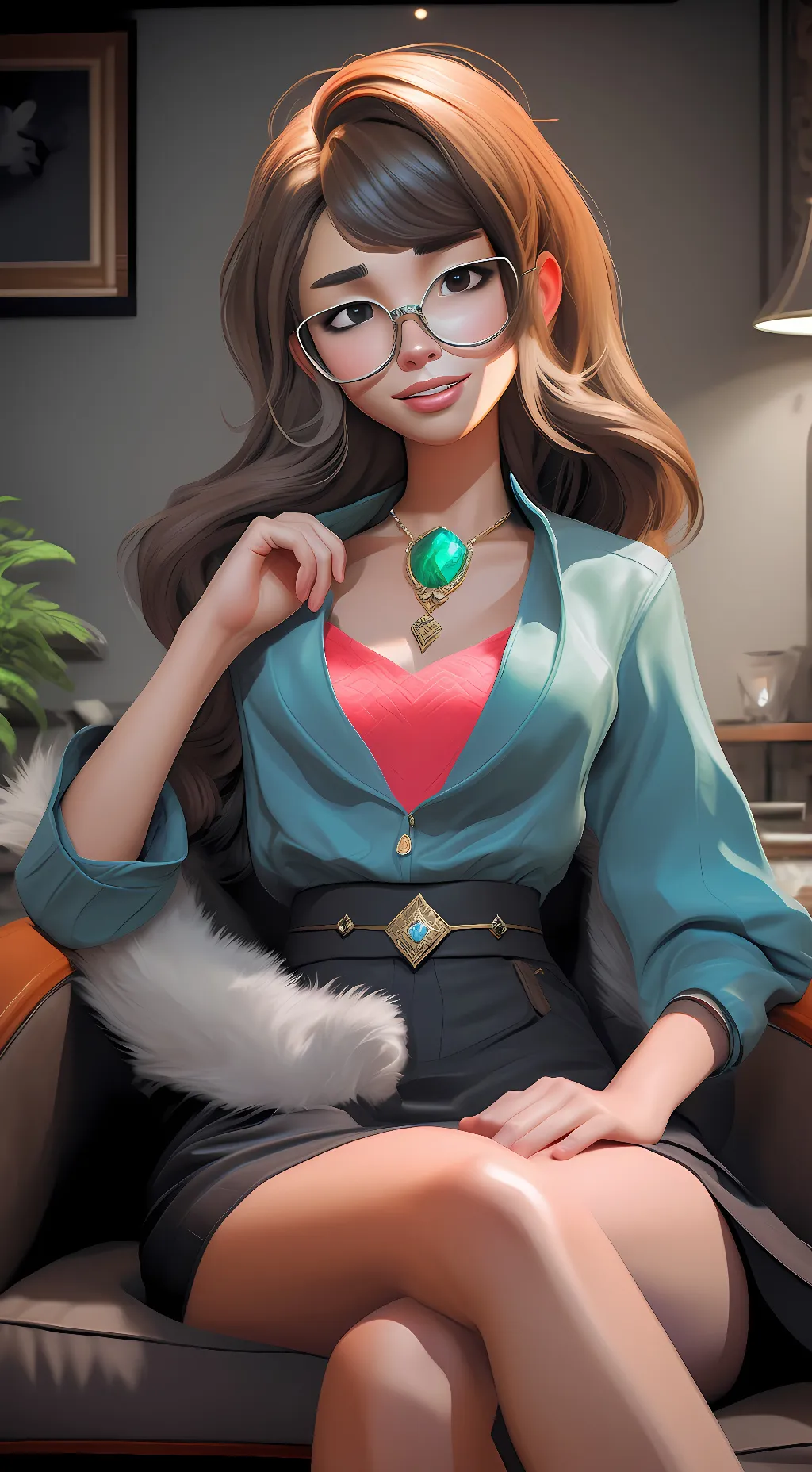 ai character: Lia Foster background